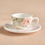 Rosette Ceramic Cup and Saucer Set - 100 ml-household-dining-teaandcoffee-mugsandcups-image-1