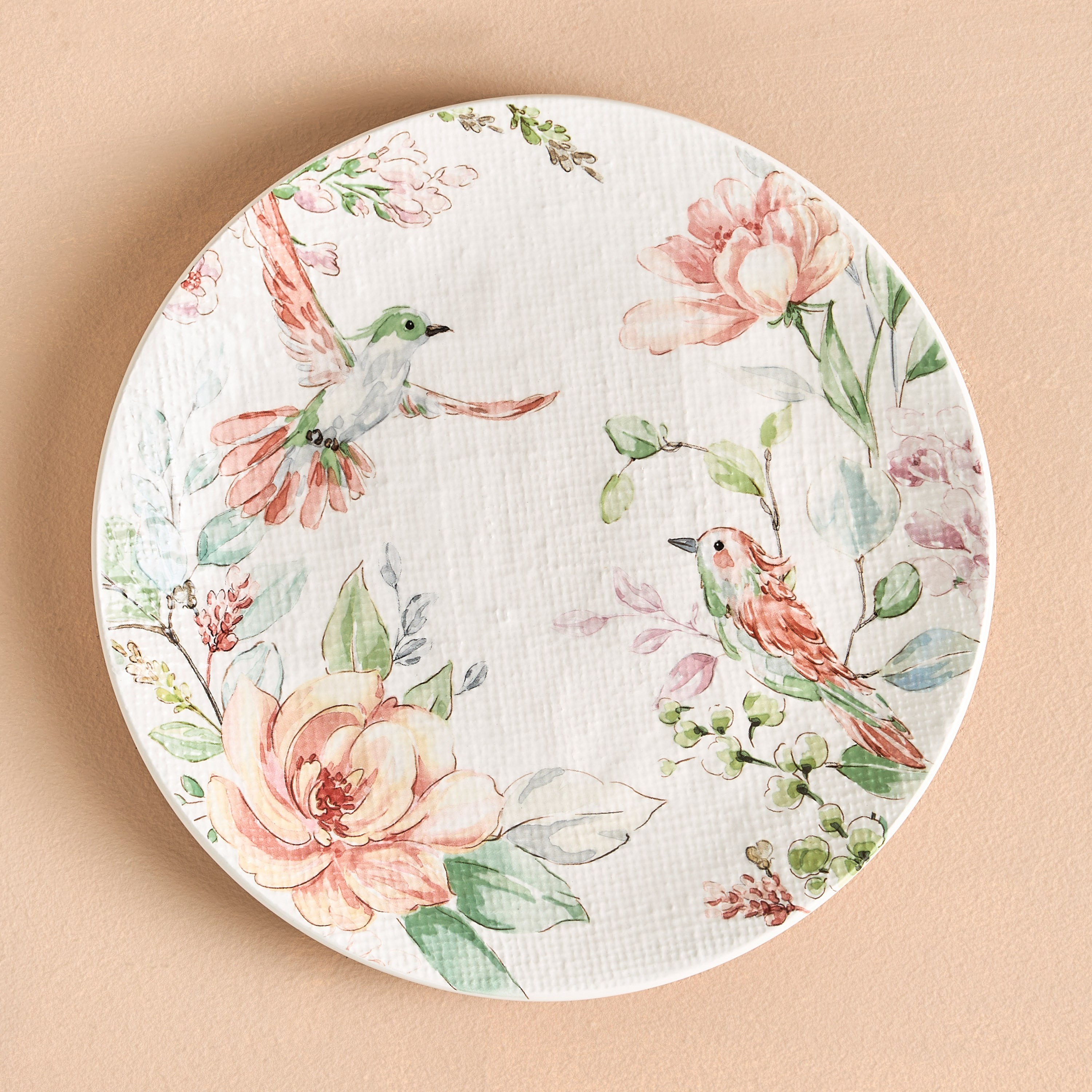 Rosette Ceramic Side Plate - 23 cm-household-dining-dinnerware-plates-image-1