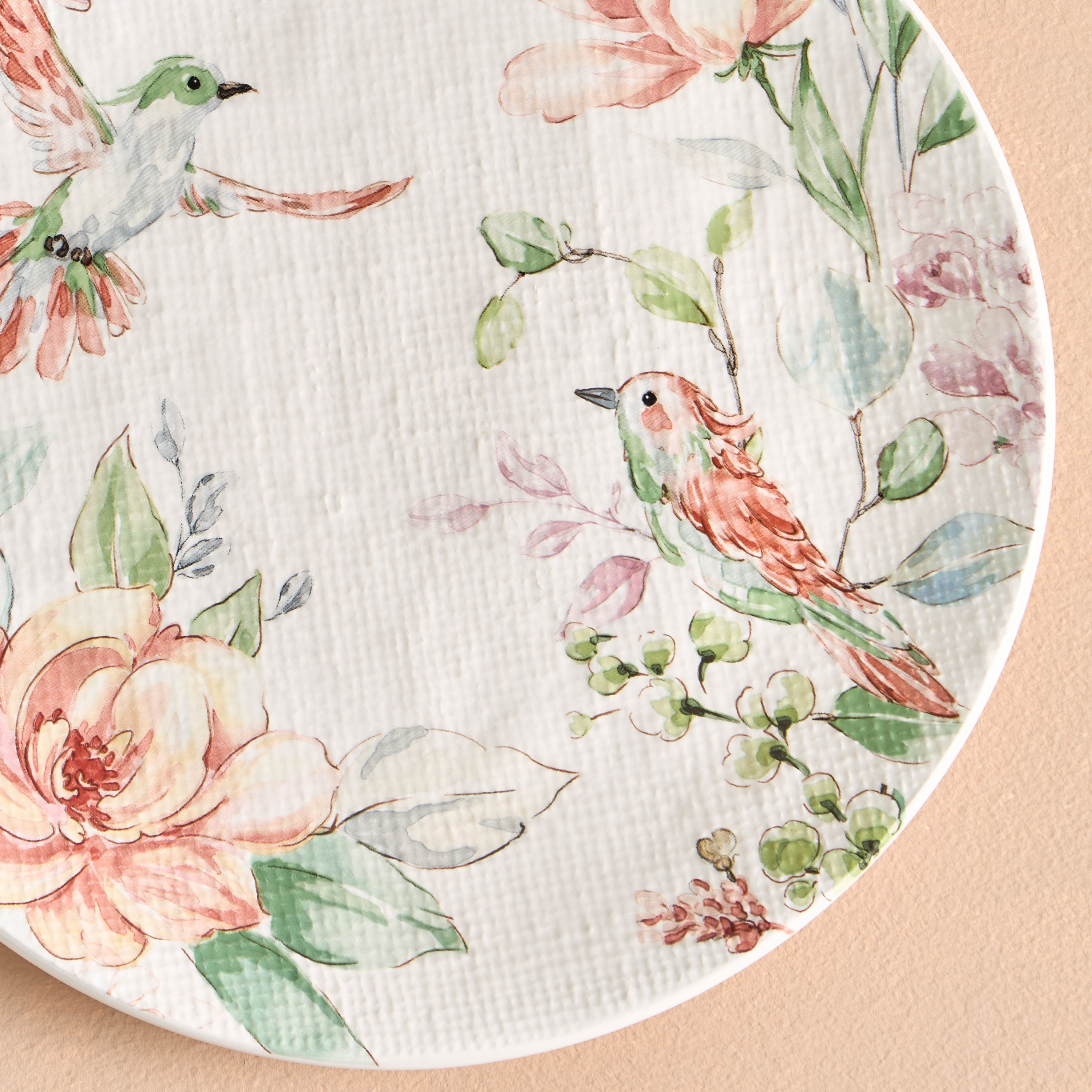 Rosette Ceramic Side Plate - 23 cm-household-dining-dinnerware-plates-image-2