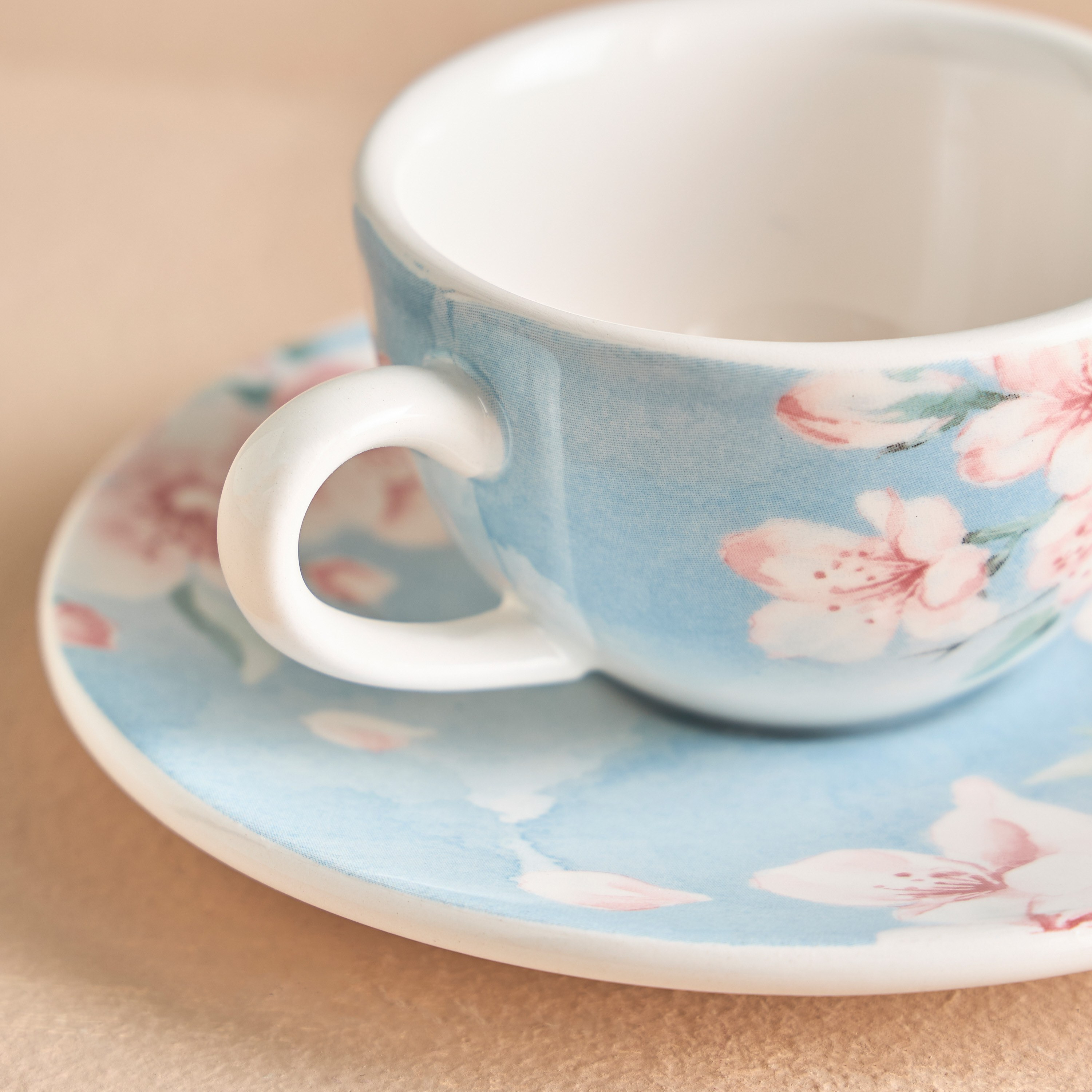 Kimono Ceramic Cup and Saucer Set - 90 ml-household-dining-dinnerware-dinnerwarecollections-image-2