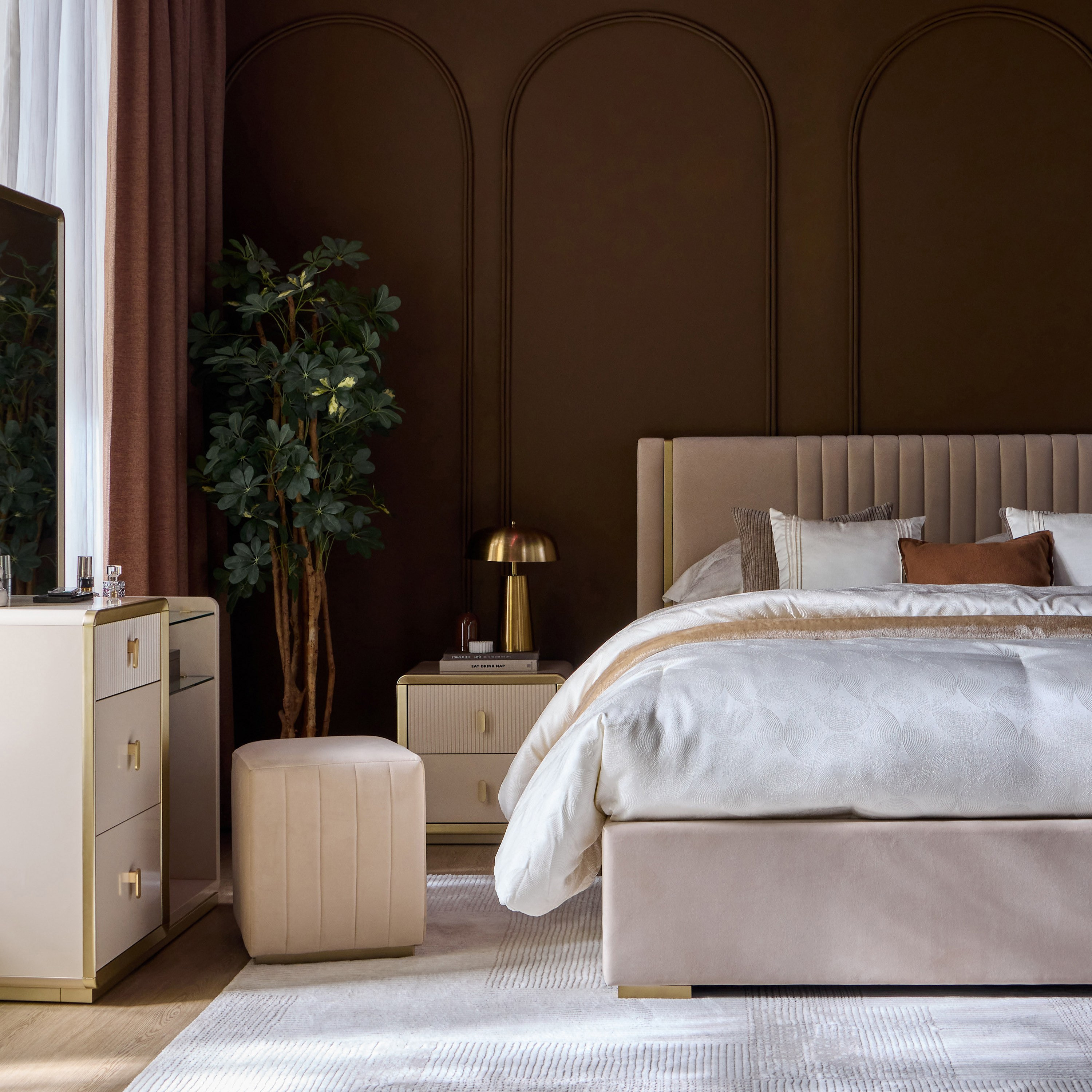 سرير كوين بمساحة تخزين هيدروليك - كوبا- 160x200 سم-furniture-bedroom-beds-image-10