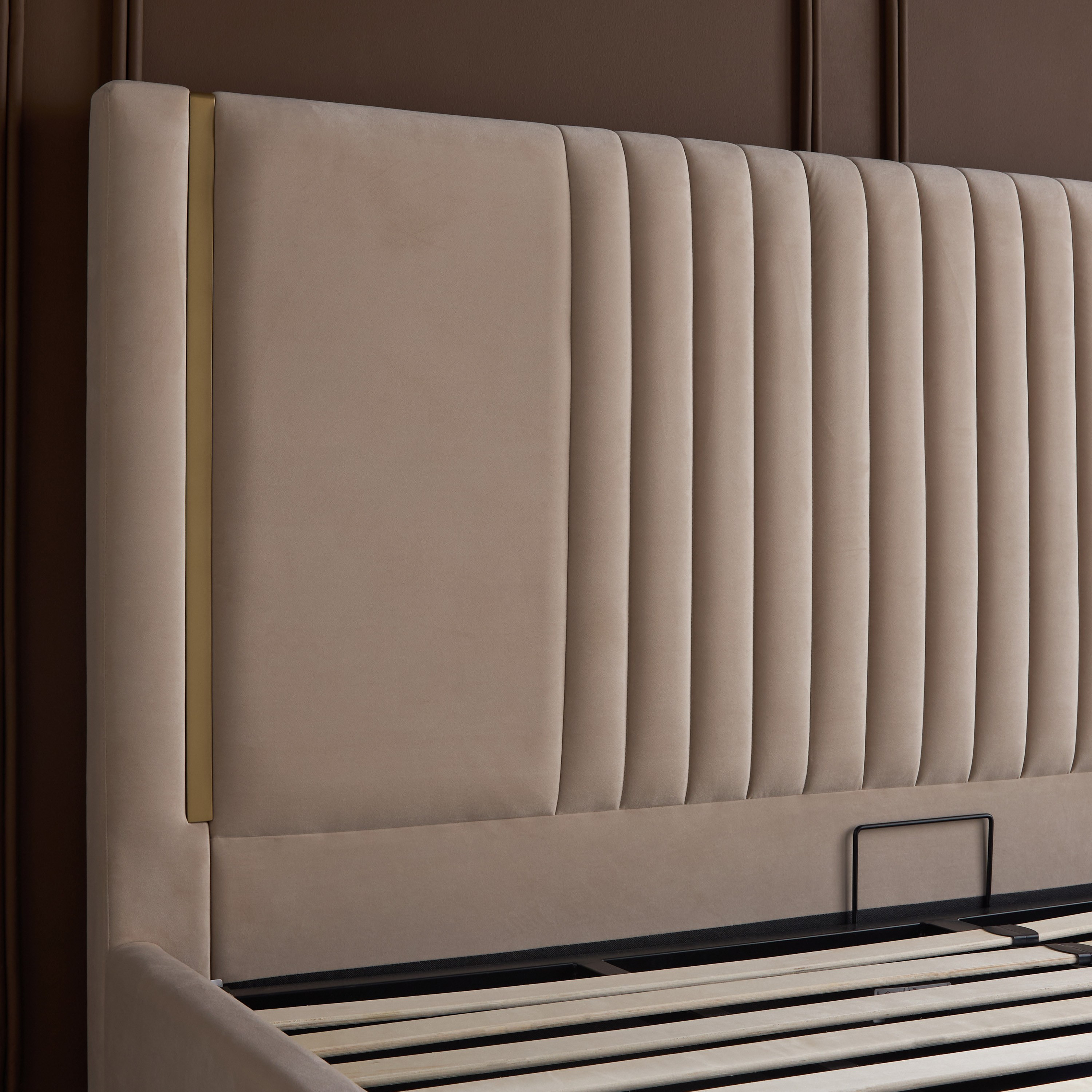 سرير كوين بمساحة تخزين هيدروليك - كوبا- 160x200 سم-furniture-bedroom-beds-image-6