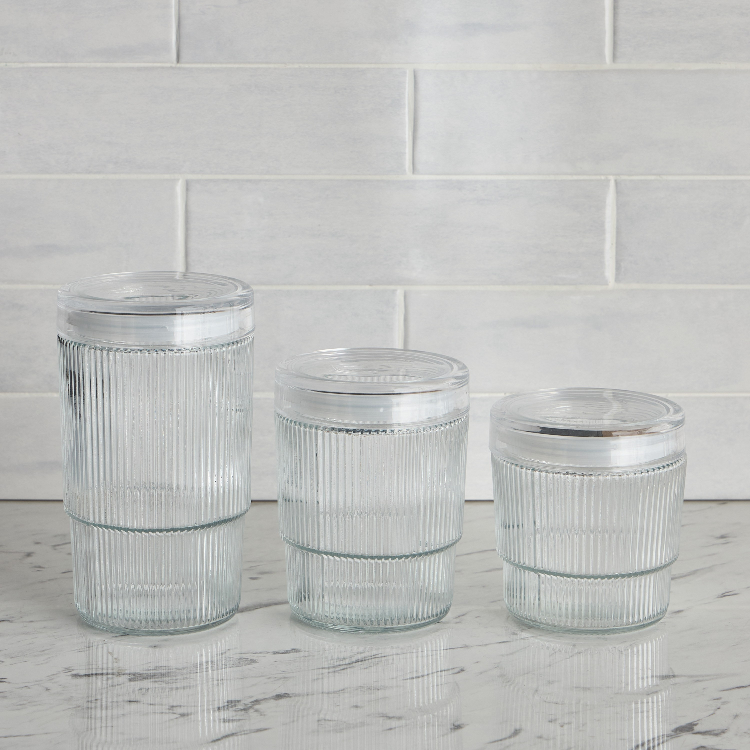 Fazzo 3-Piece Canister Set-household-kitchen-foodstorage-containers-image-1