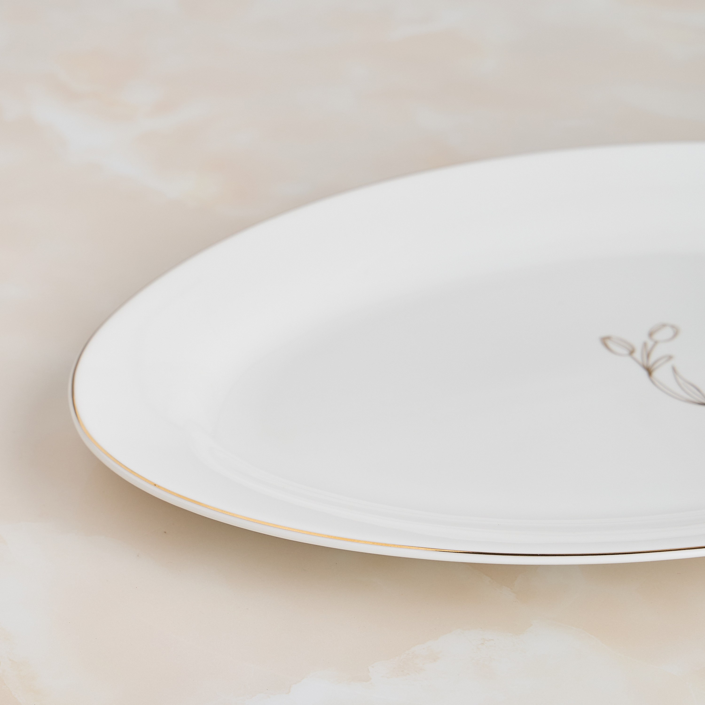 Tulip Porcelain Serving Platter-household-dining-dinnerware-dinnerwarecollections-image-2