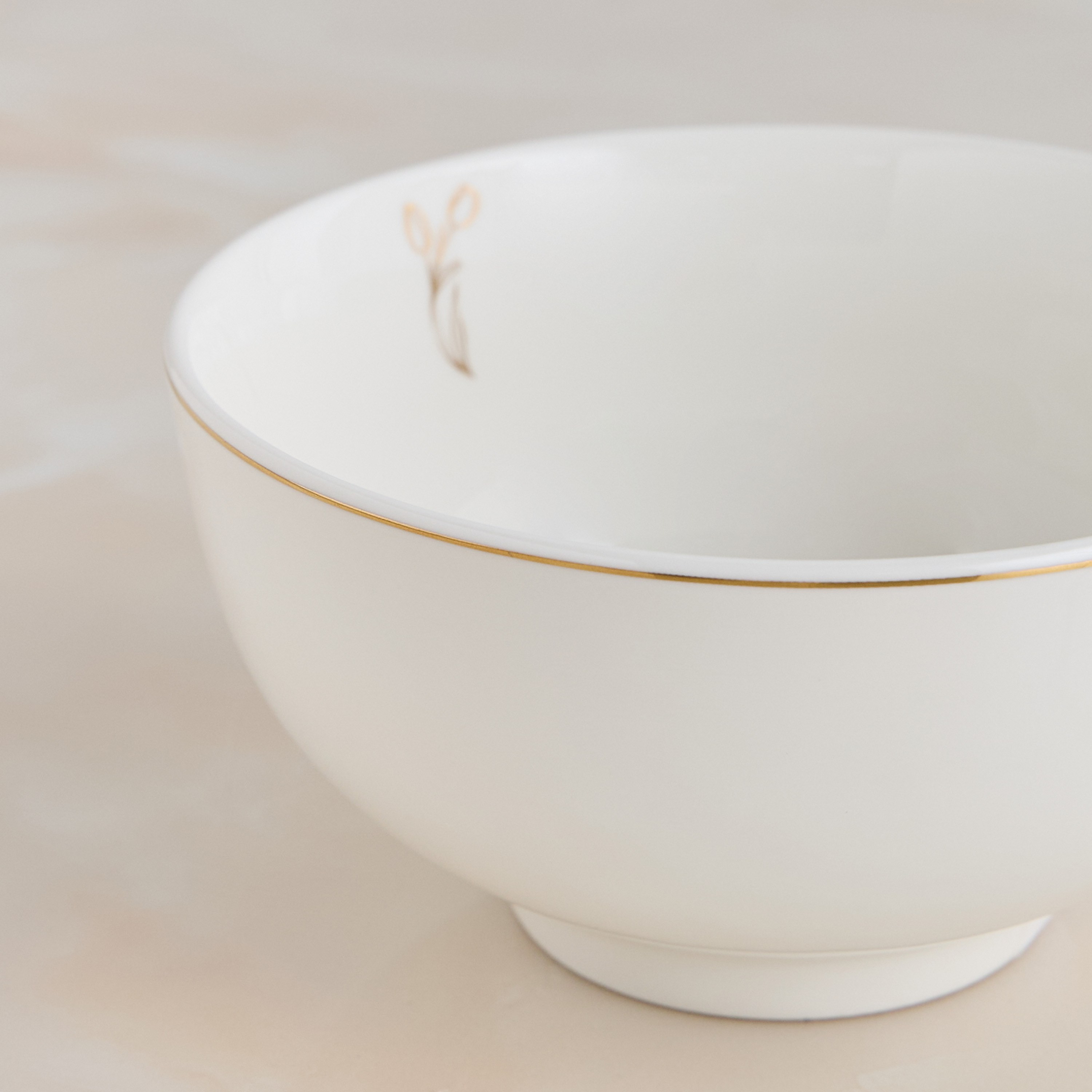 Tulip Porcelain Rice Bowl - 15 cm-household-dining-dinnerware-dinnerwarecollections-image-2