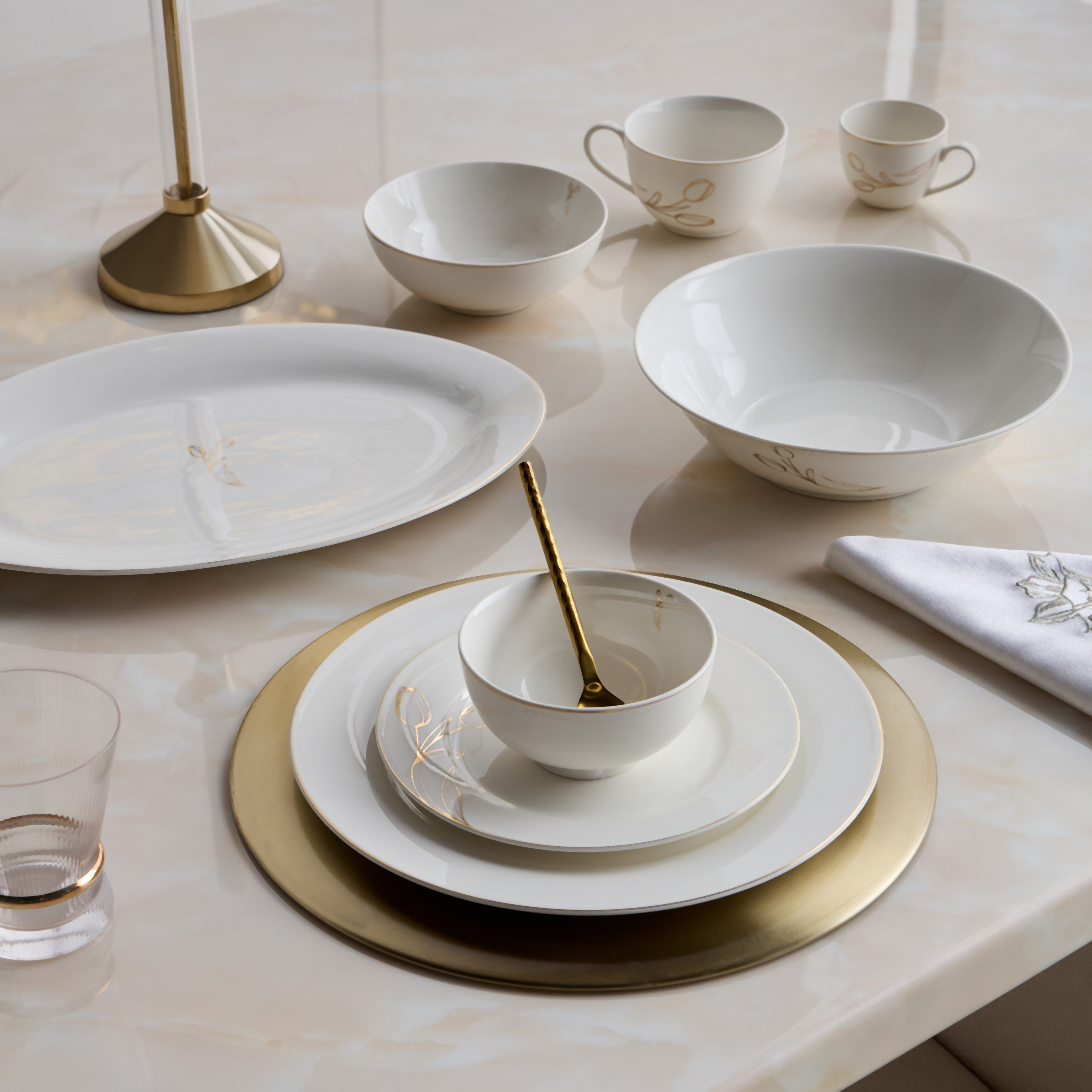 Tulip Porcelain Rice Bowl - 15 cm-household-dining-dinnerware-dinnerwarecollections-image-3
