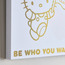Hello Kitty Be Who You Wanna Be Wall Canvas Wall Art - 30x40 cm-kids-decorandlighting-decor-wallart-image-2