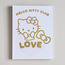 Hello Kitty Club Love Canvas Wall Art - 30x40 cm-kids-decorandlighting-decor-wallart-image-1