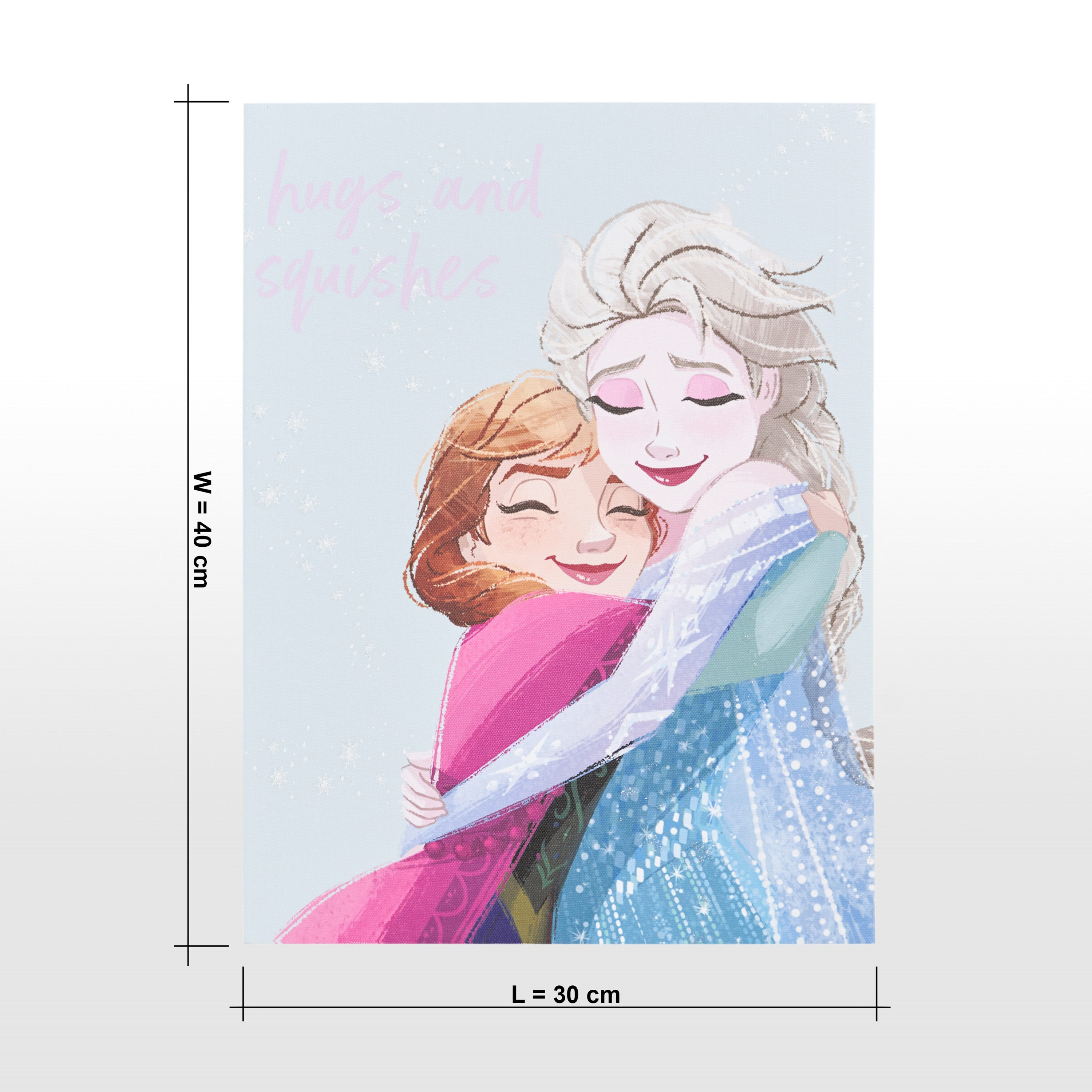 لوحة كانفاس بتصميم فروزن من ديزني - 40x30 سم-babyandkids-decorandlighting-decor-wallart-image-4