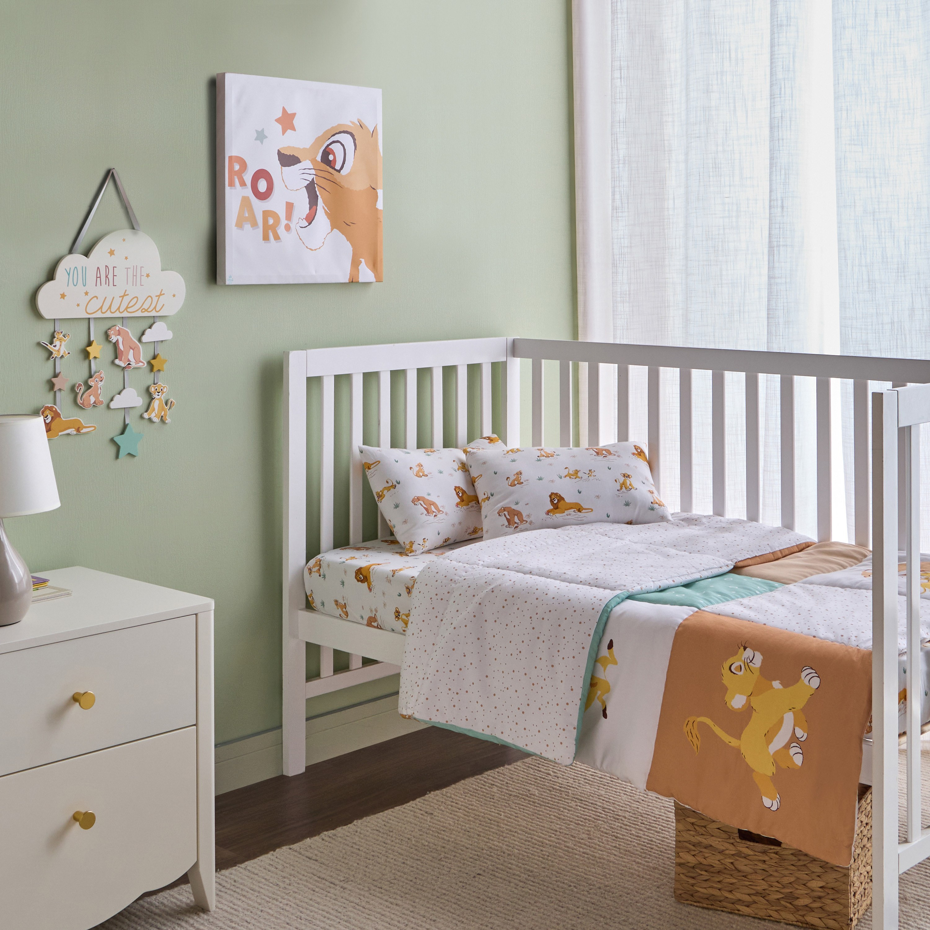 Lion King Roar Canvas Wall Decor - 45x45 cm-babyandkids-decorandlighting-decor-walldecor-image-3