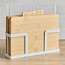 Naturelle 5-Piece Cutting Board with Holder Set - 22x28 cm-household-kitchen-kitchentoolsandutensils-cuttingboards-image-1