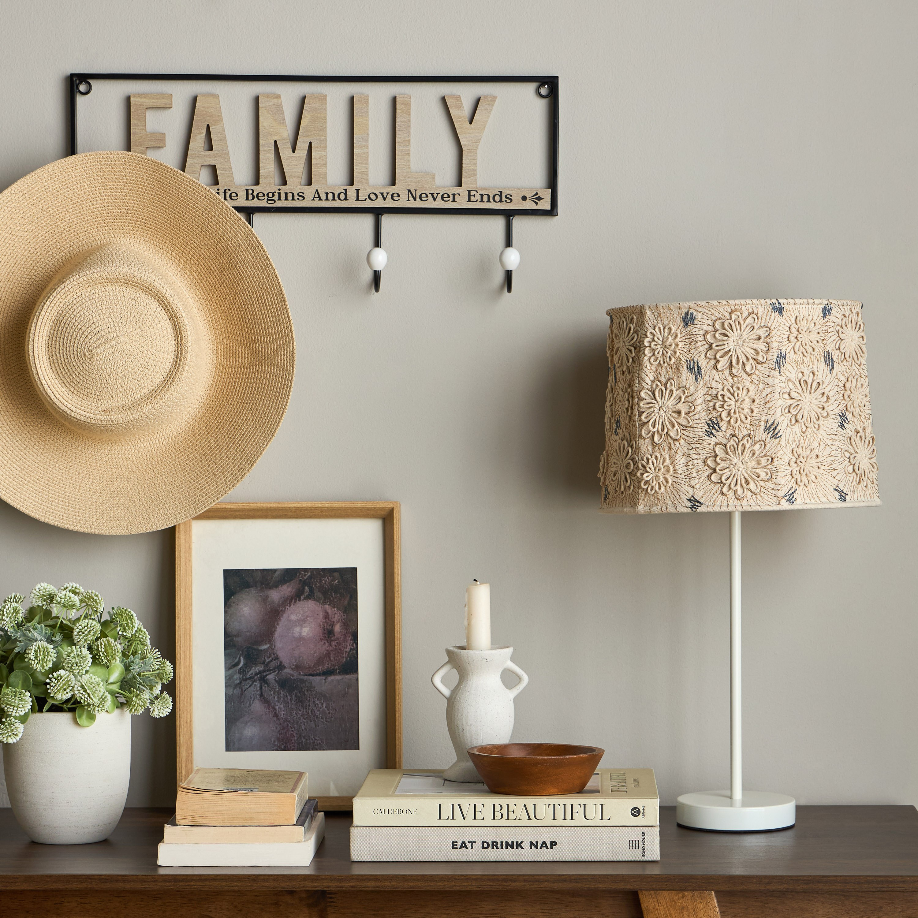 Mix & Match Embroidered Table Lampshade - 20 cm-household-lighting-tableanddesklamps-image-4