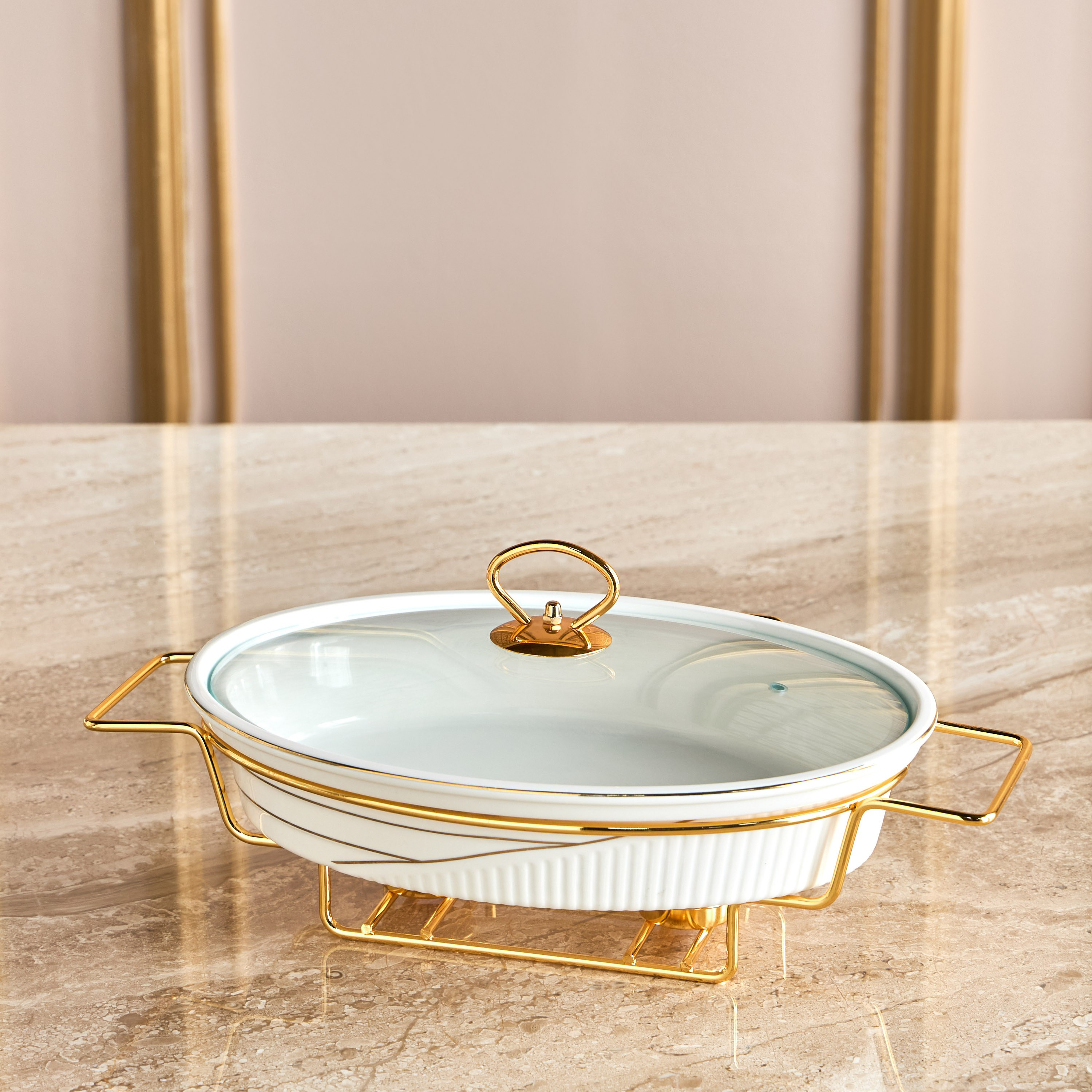 Amirah Food Warmer - 1.3 L-household-dining-serveware-foodwarmersandcasseroles-image-1