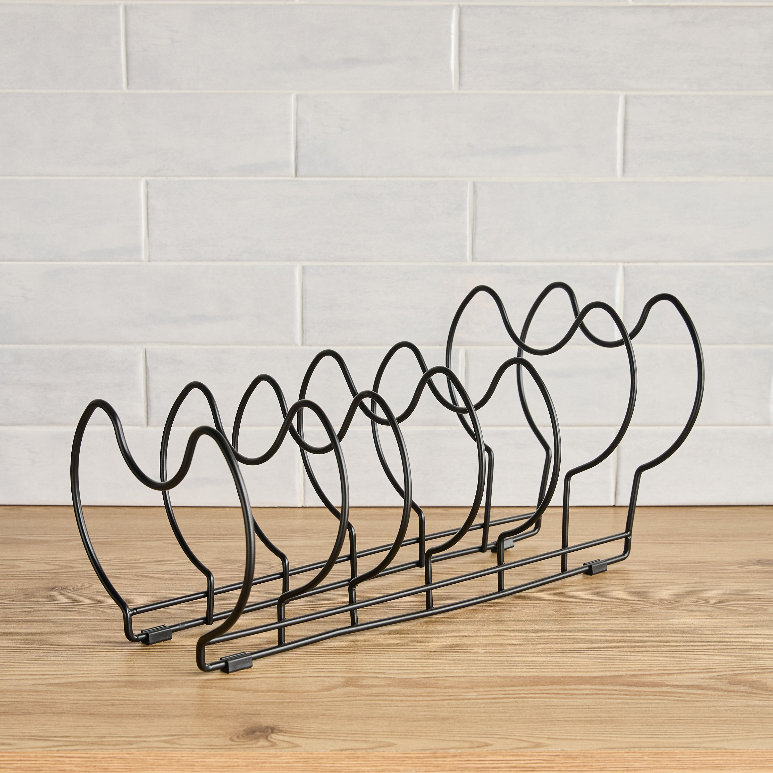 Blythe Metal Pan Holder-household-kitchen-kitchenorganising-countertoporganising-image-1