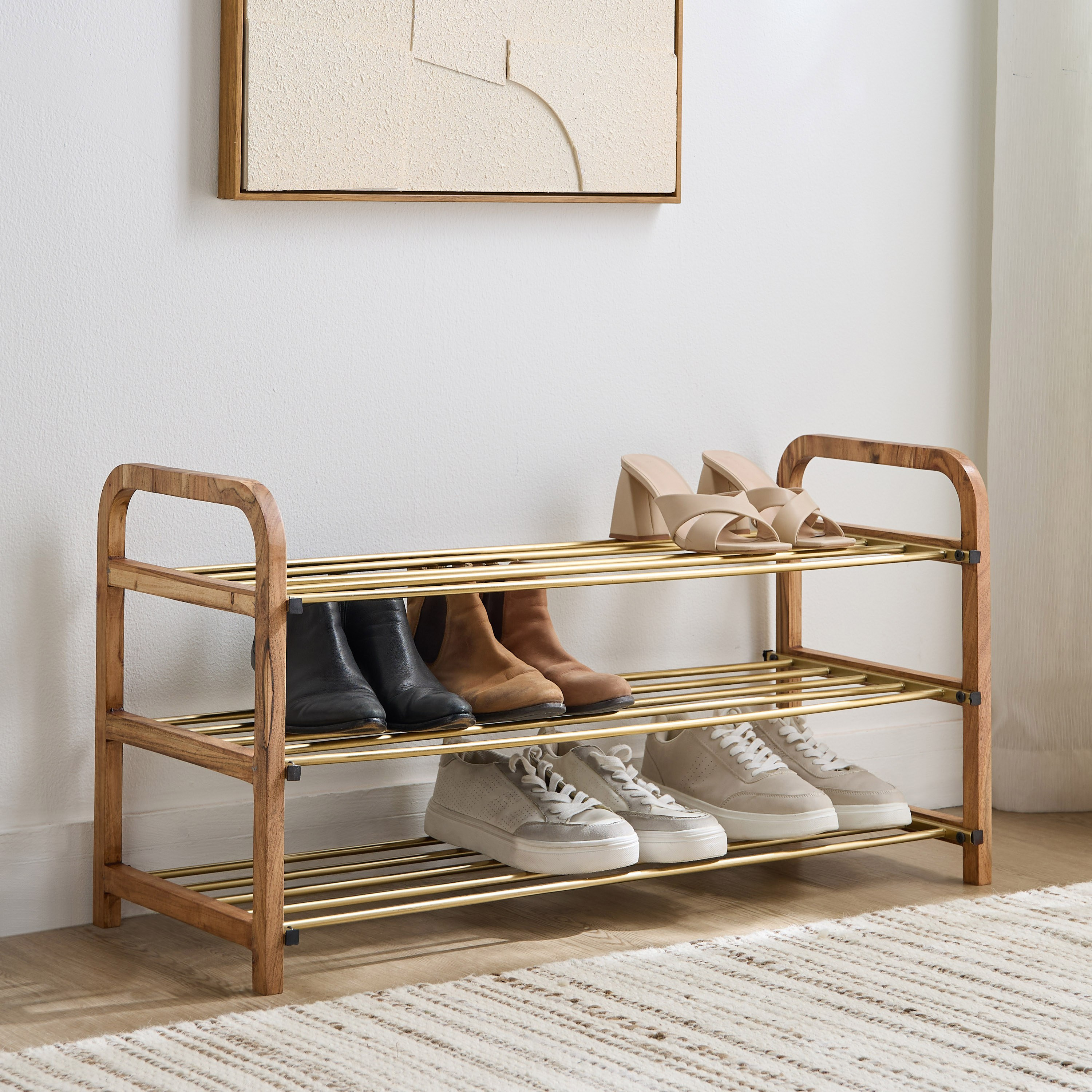 رف أحذية بـ3 طوابق - تمارا - 36x92 سم-household-storage-storagesolutions-shoeracksandstorage-image-1
