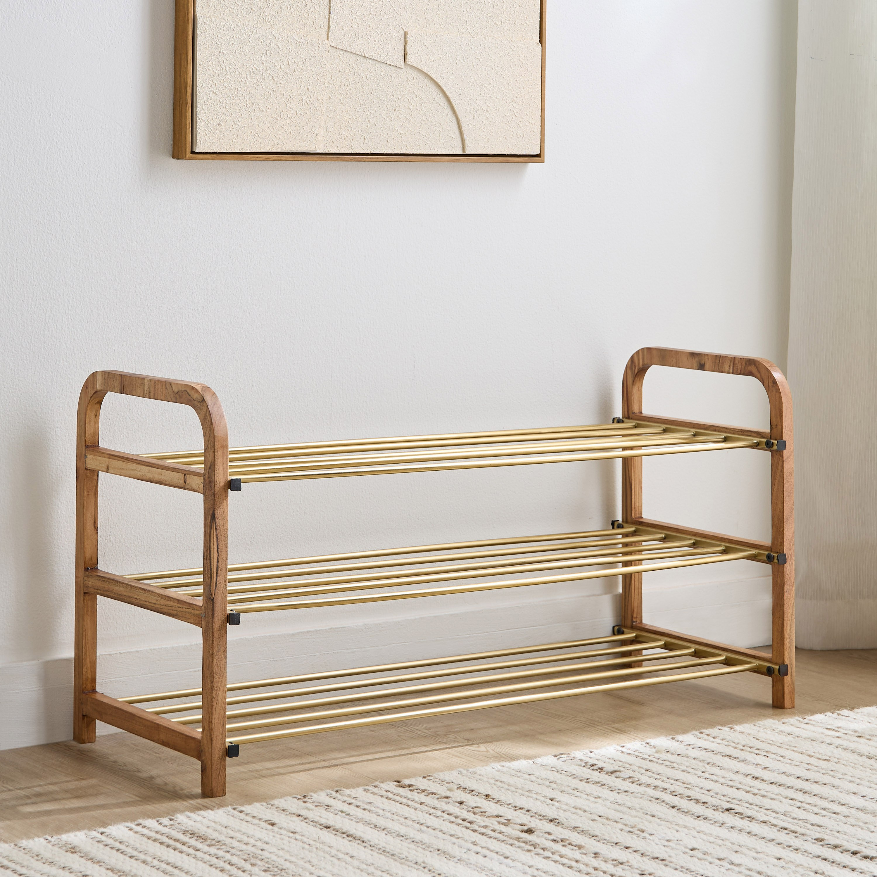 رف أحذية بـ3 طوابق - تمارا - 36x92 سم-household-storage-storagesolutions-shoeracksandstorage-image-2