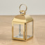 Rose Stainless Steel and Glass Lantern - 19 cm-household-decor-candleholdersandlanterns-image-1