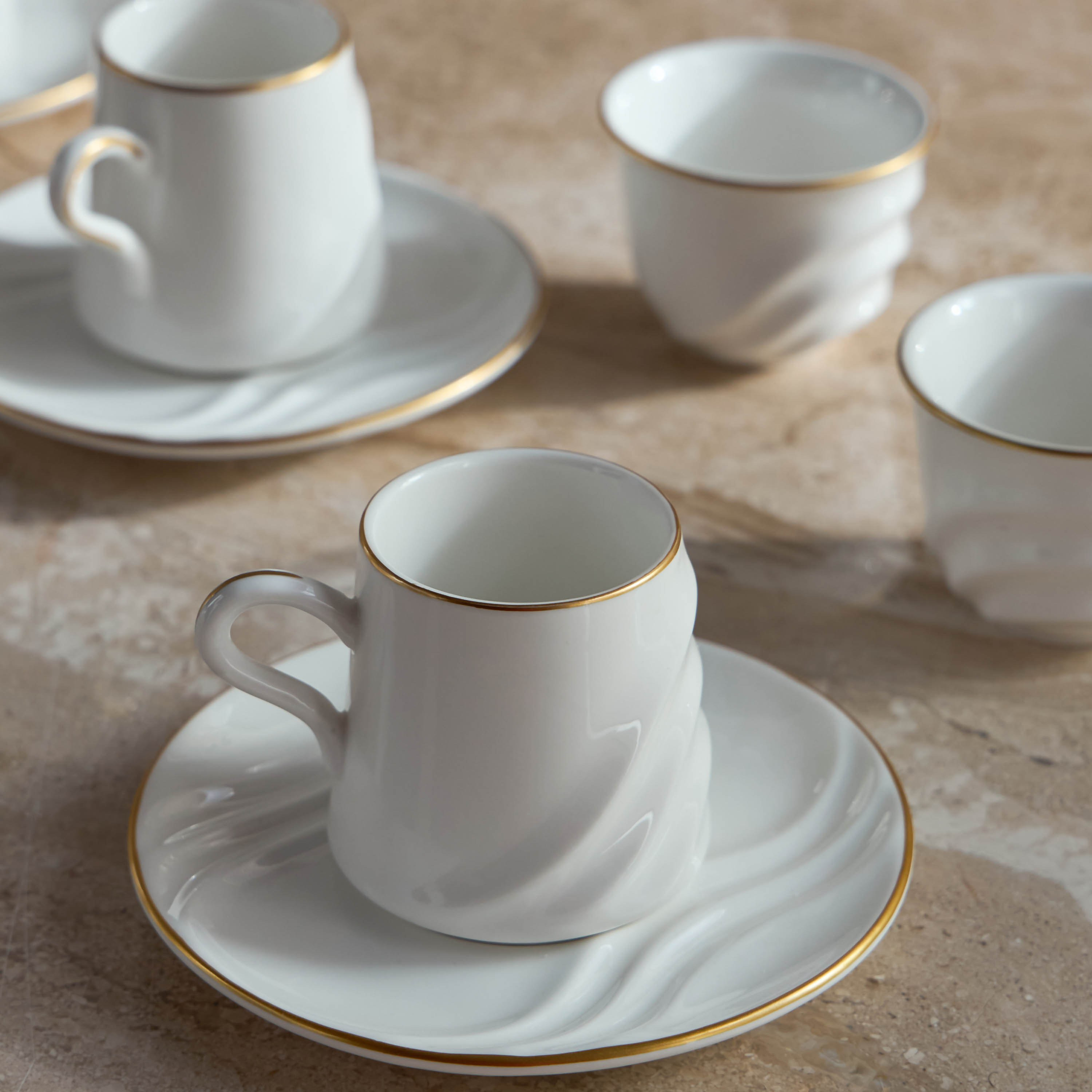 Dunes 38-Piece Porcelain Istikan and Kahwa Cup Set - Serves 12-household-dining-teaandcoffee-teaandcoffeesets-image-1