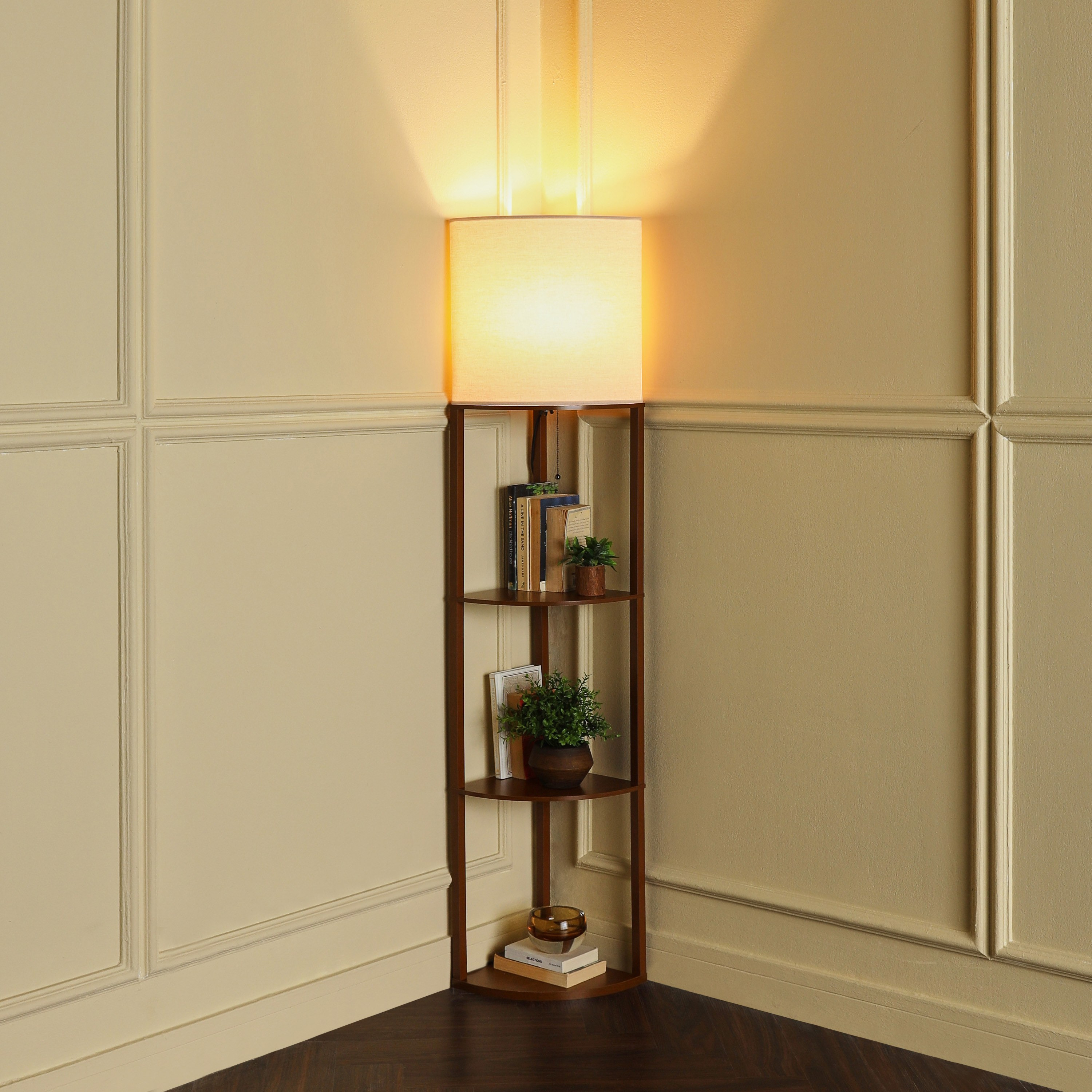 Cesia Wooden 4-Tier Floor Lamp - 162 cm-household-lighting-floorlamps-image-2