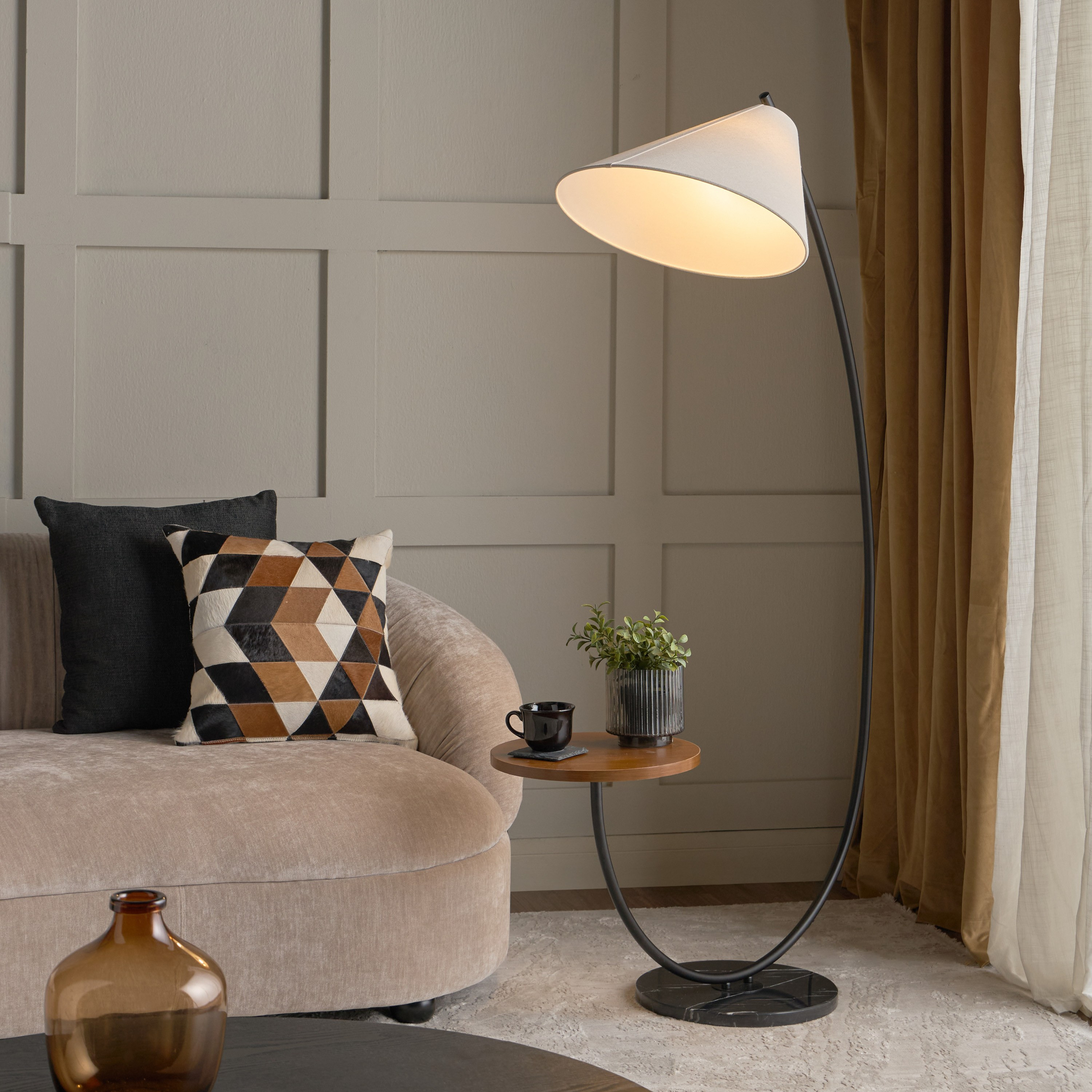 Aldona Metal Floor Lamp - 153 cm-household-lighting-floorlamps-image-5