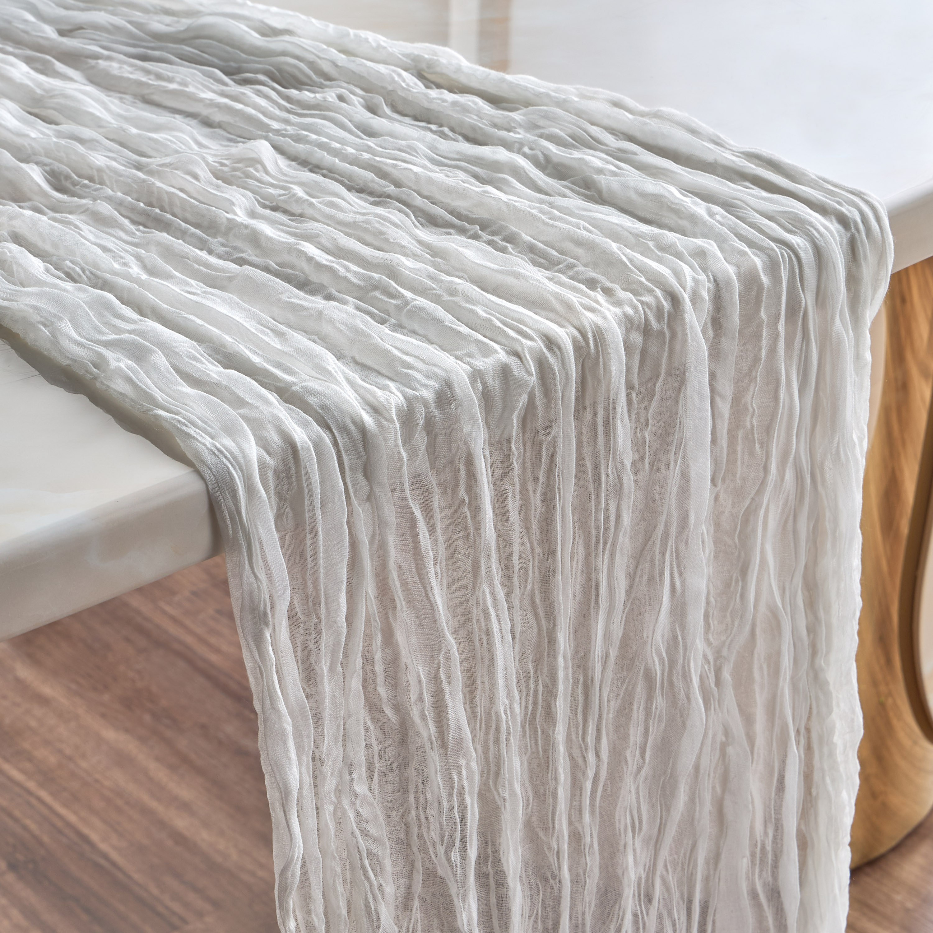 Crepe Table Runner - 300x90 cm-household-dining-tablelinen-runnersandtablecovers-image-3