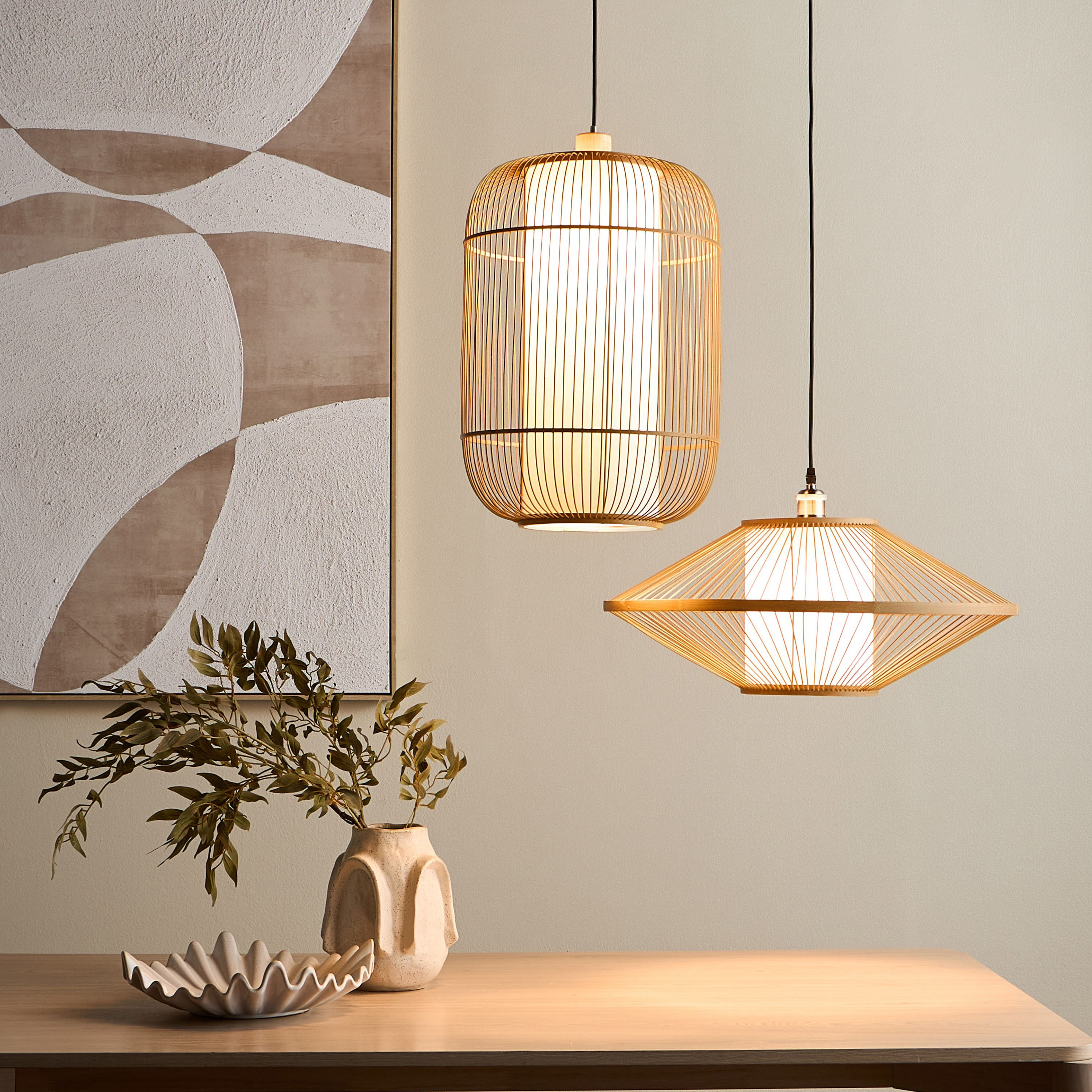 Mix & Match Brisa Bamboo Lamp Shade - 50 cm-household-lighting-ceilinglamps-pendantlamps-image-4
