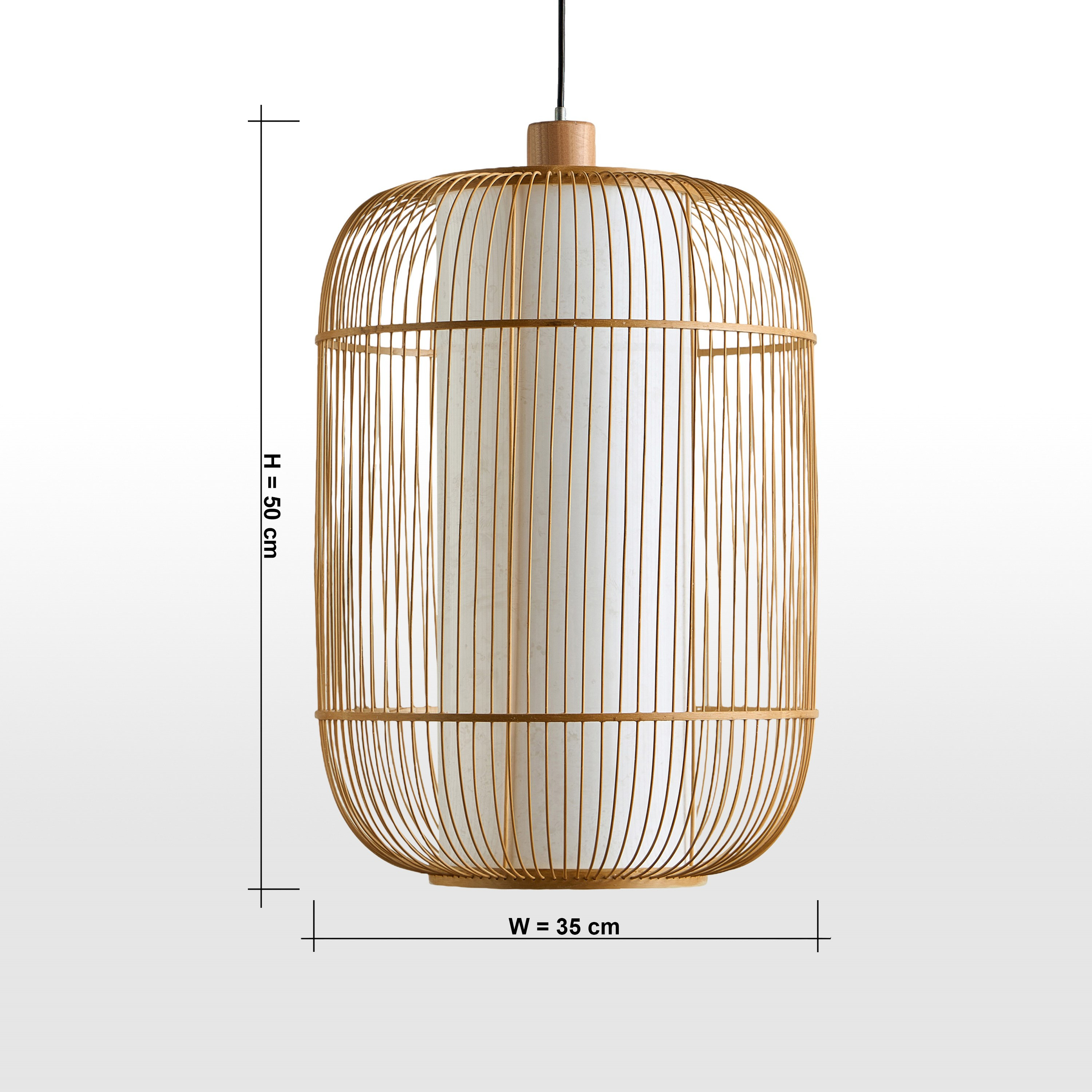 Mix & Match Brisa Bamboo Lamp Shade - 50 cm-household-lighting-ceilinglamps-pendantlamps-image-5