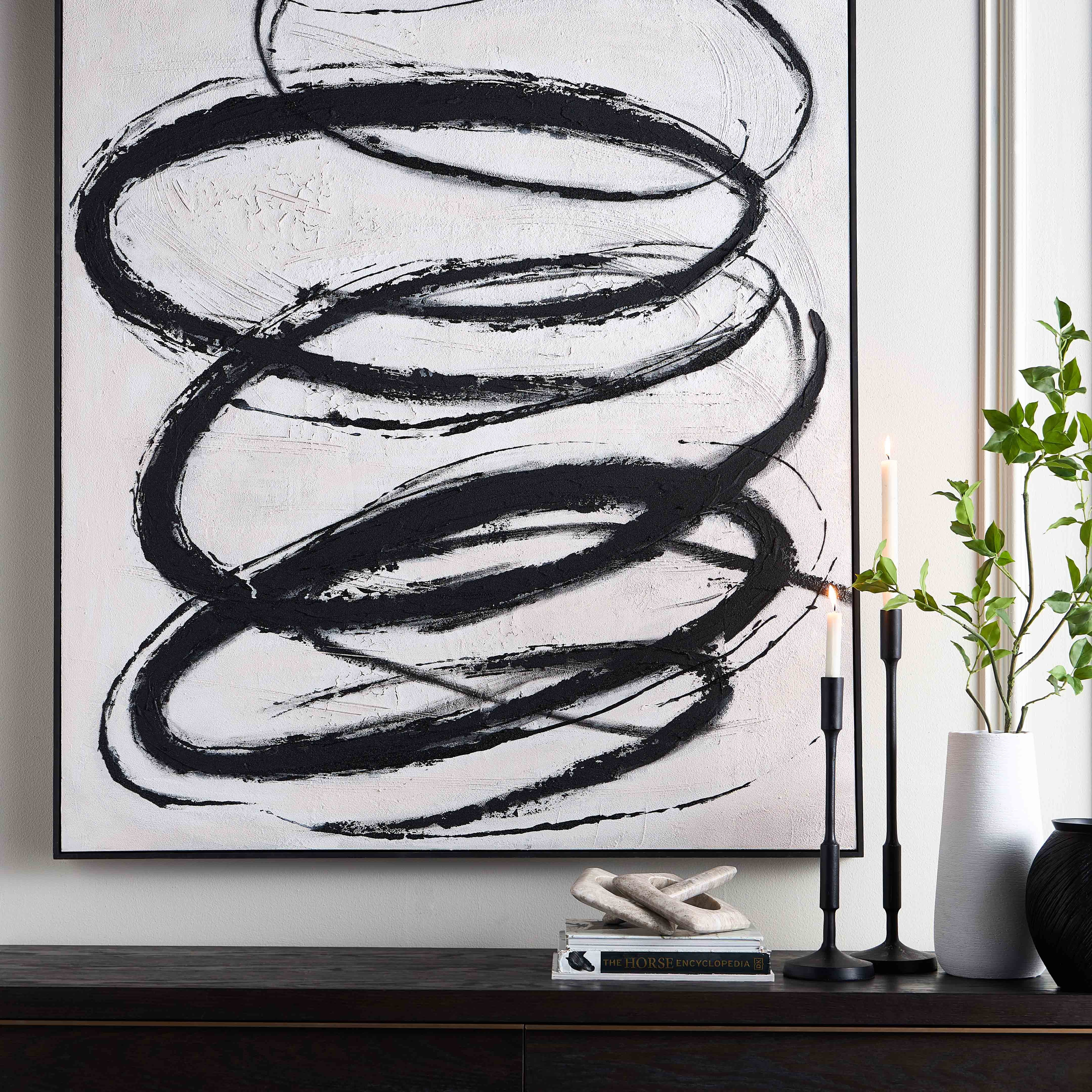 زينة حائط كانفاس مؤطرة مرسومة يدويًا - أنجل - 120x150 سم-household-walldecorandmirrors-wallart-image-3
