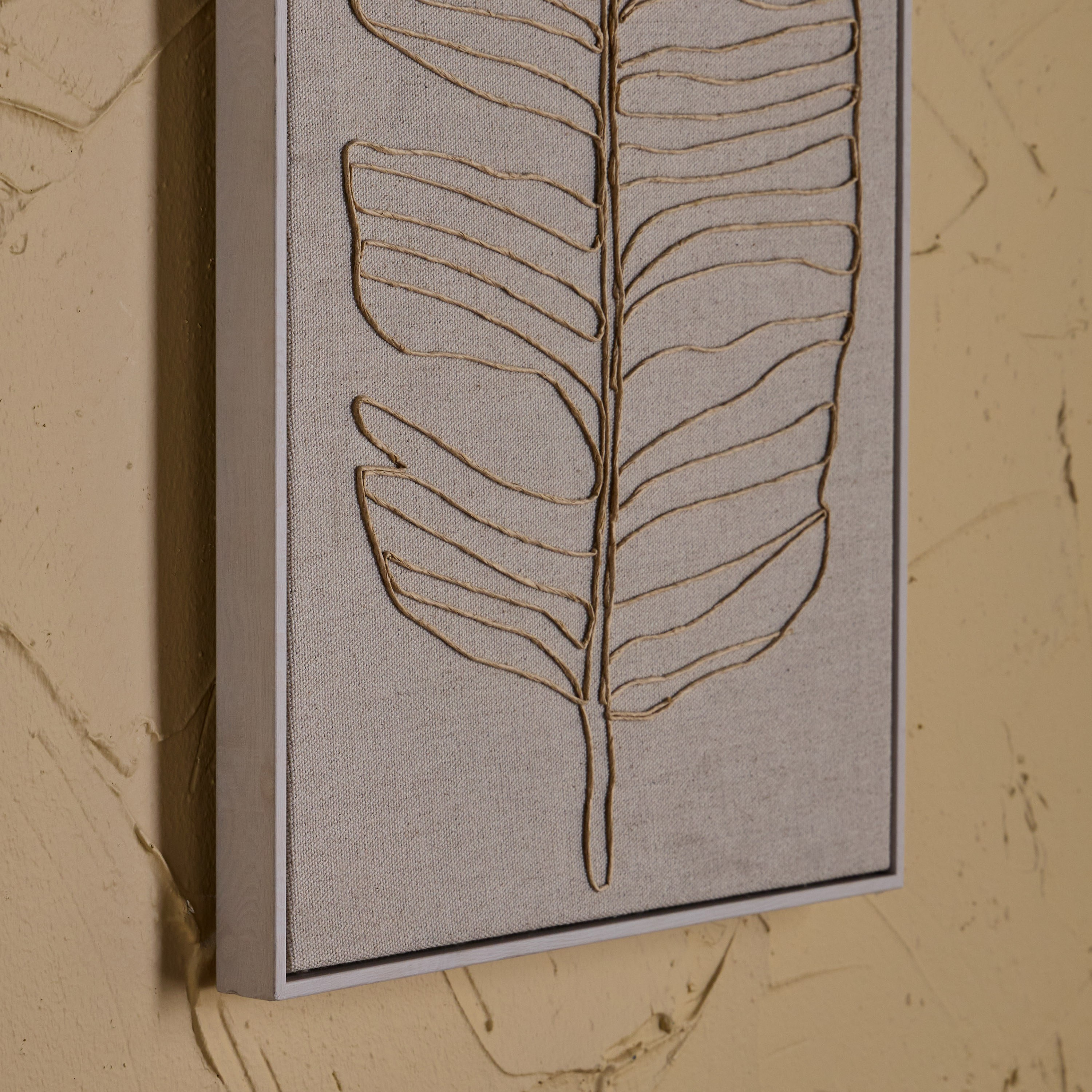 Sonja 3D Framed Linen Wall Art - 40x80 cm-household-walldecorandmirrors-wallart-image-2