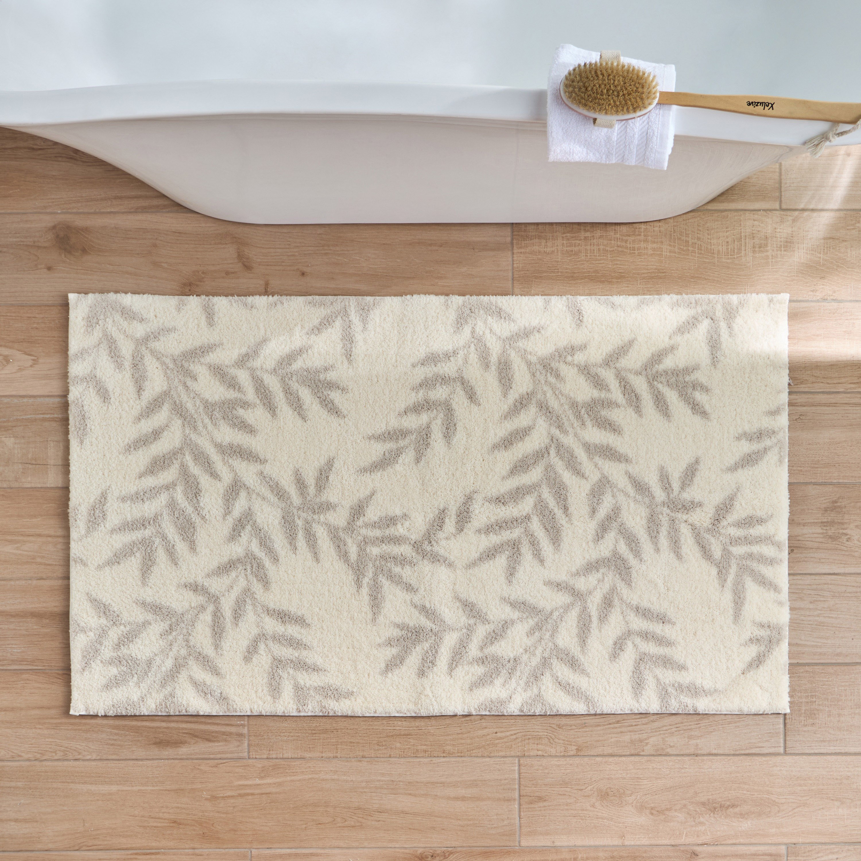 Foliage Drylon Bath Mat - 70x120 cm-household-bathandlaundry-bathlinen-bathmatsandtubmats-image-1