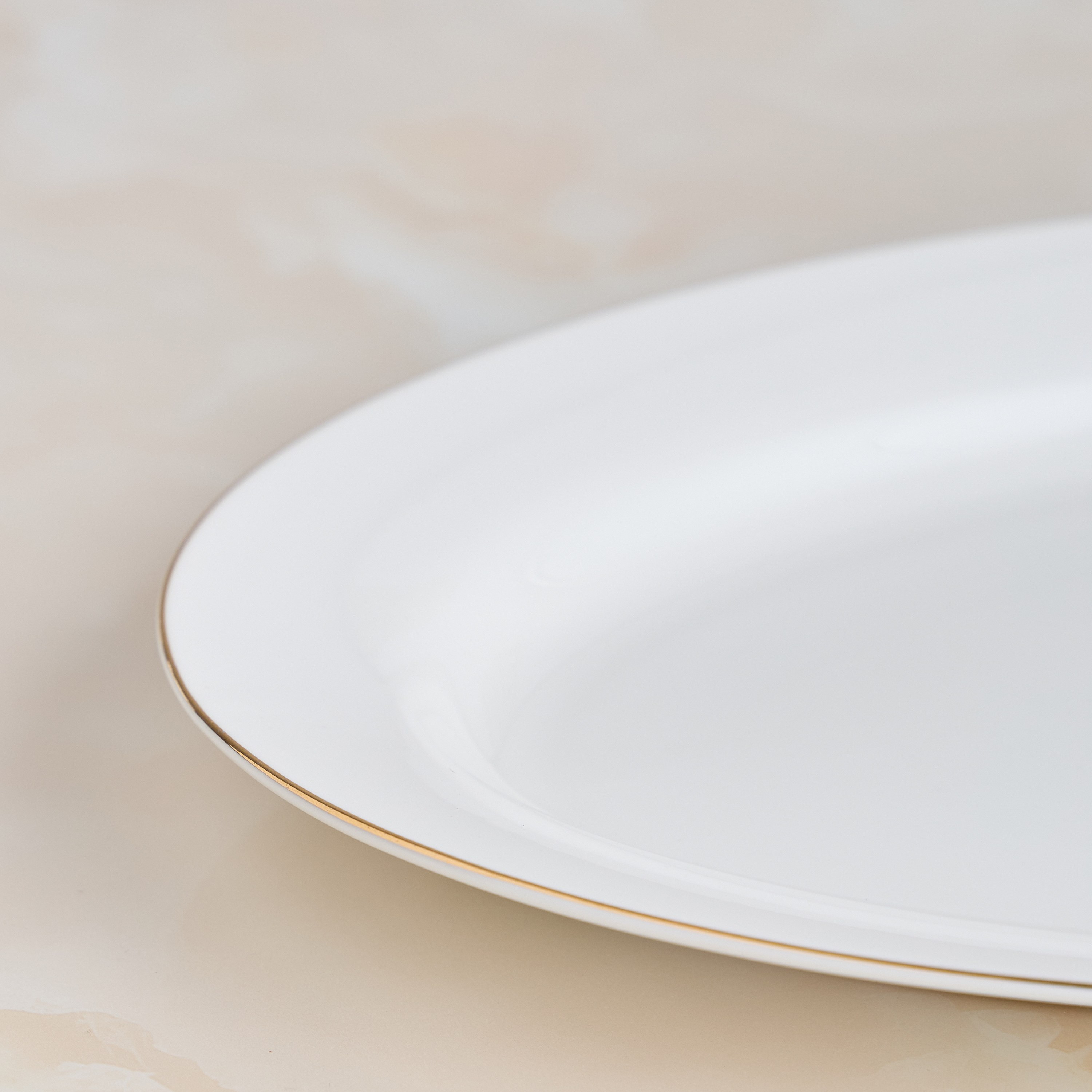 Noble Bone China Oval Platter - 35 cm-household-dining-dinnerware-dinnerwarecollections-image-2
