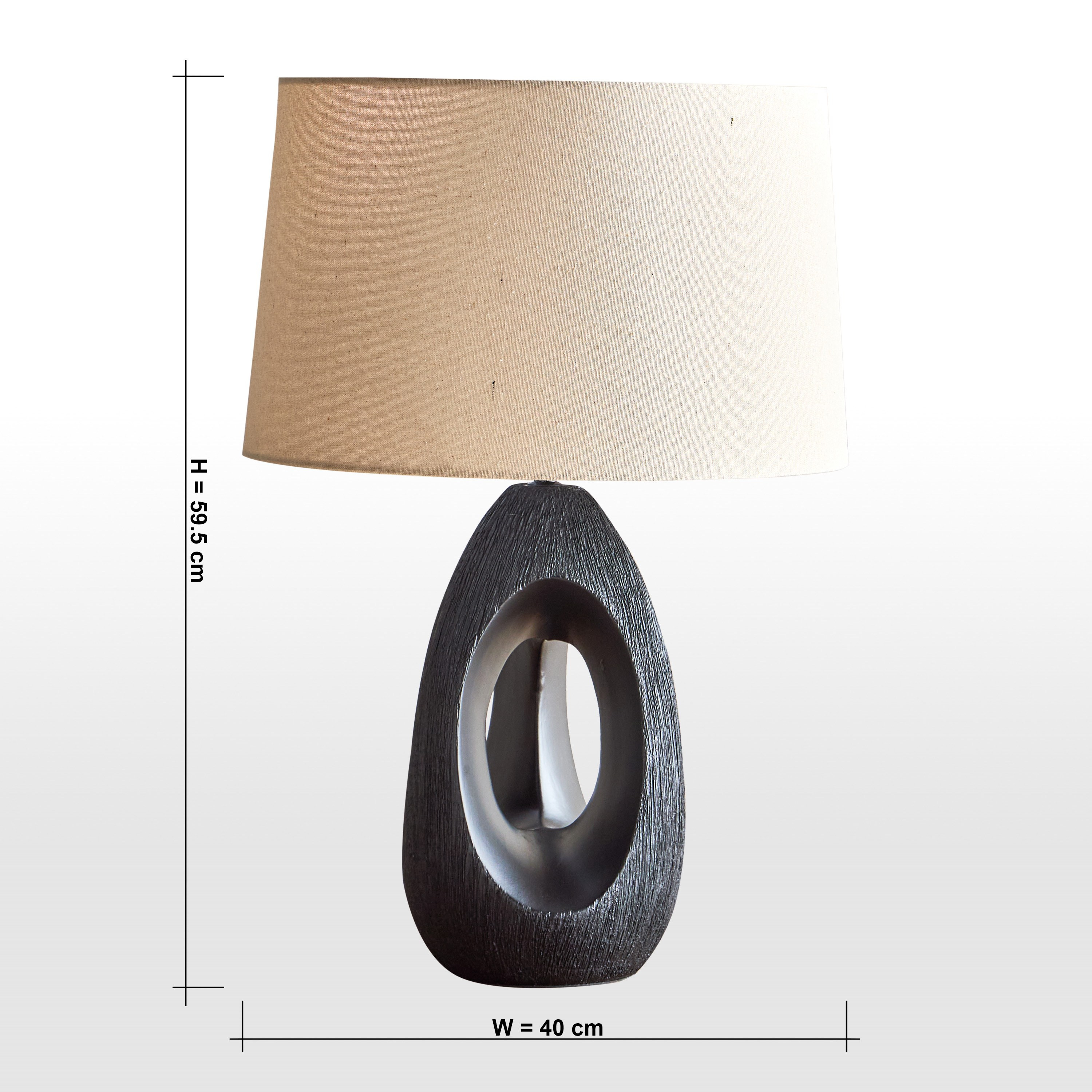 Fleur Ceramic Table Lamp - 60 cm-household-lighting-tableanddesklamps-image-6