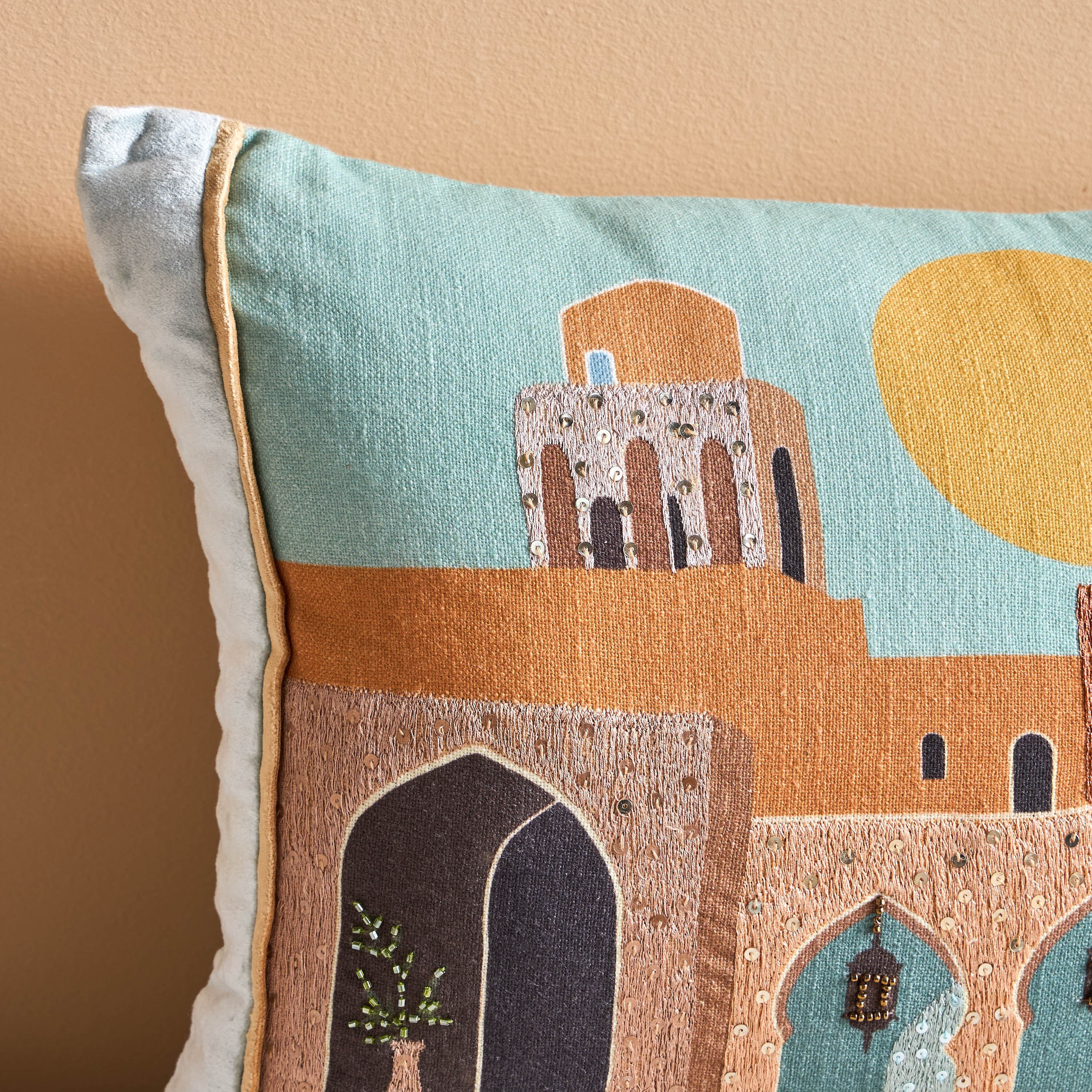 غطاء وسادة مزين بالخرز جاروكا - تمارا - 40x65 سم-household-cushionsandthrows-cushioncovers-image-2