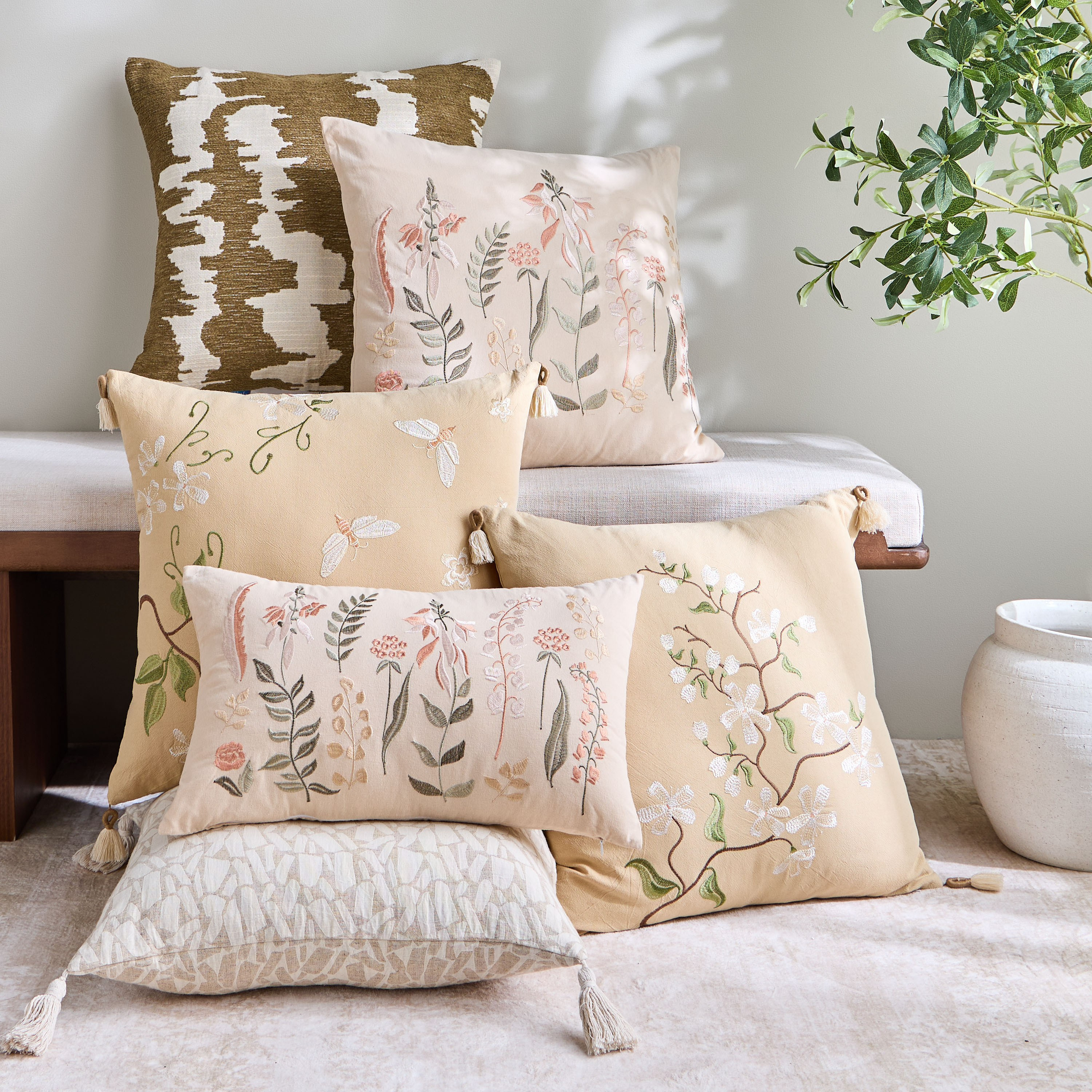 Marceline Jacquard Cushion Cover - 50x50 cm-household-cushionsandthrows-cushioncovers-image-4