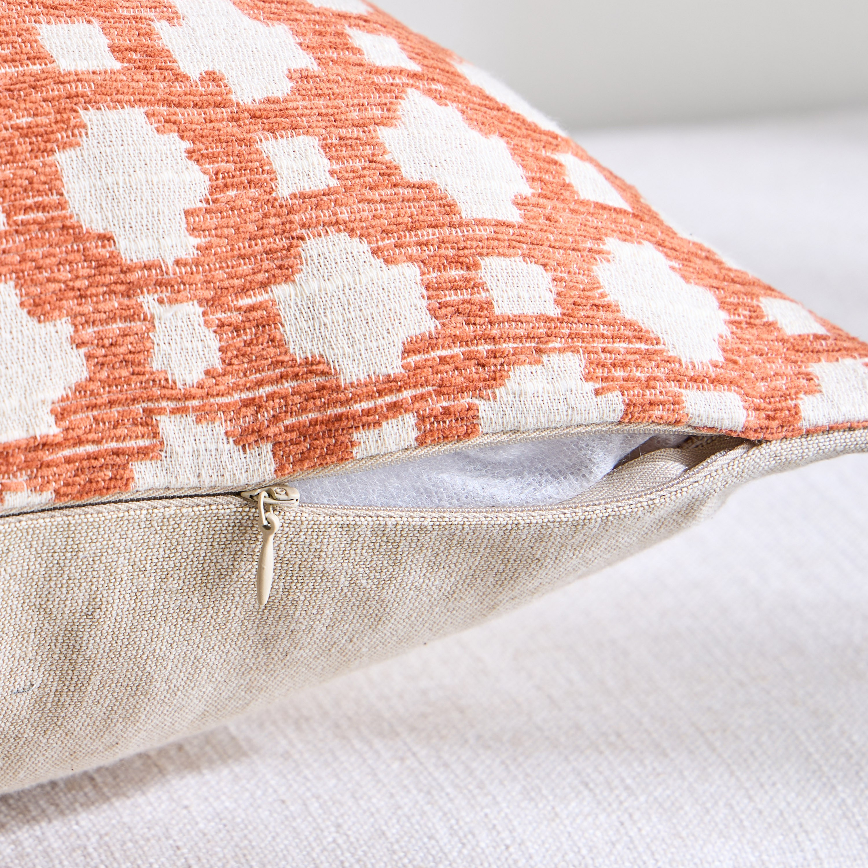 Noelle Geo Jacquard Cushion Cover - 50x50 cm-household-cushionsandthrows-cushioncovers-image-3