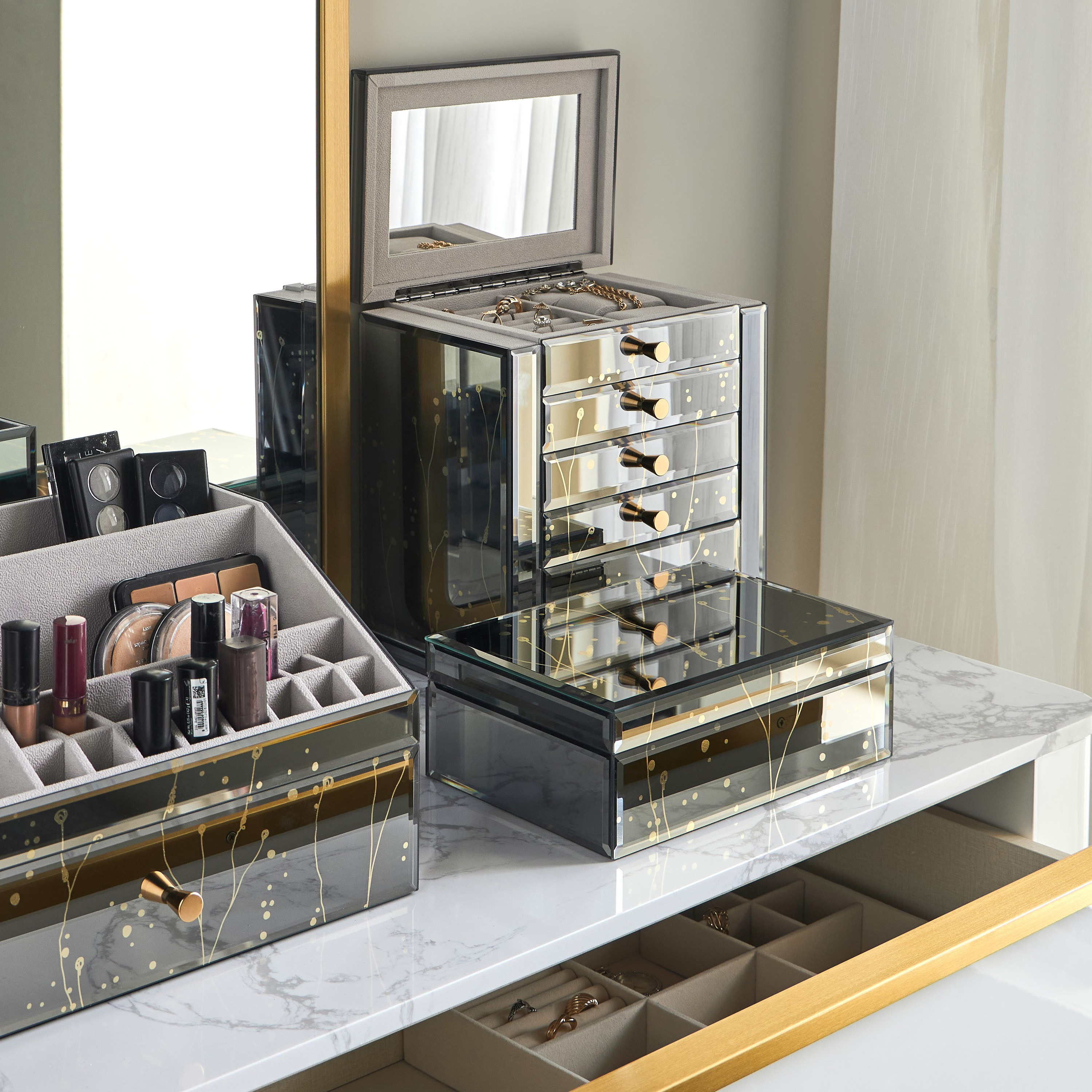 Alyvia Armoire 5-Tier Jewelry Box-household-storage-jewelleryorganizing-jewelleryboxesandstands-image-5