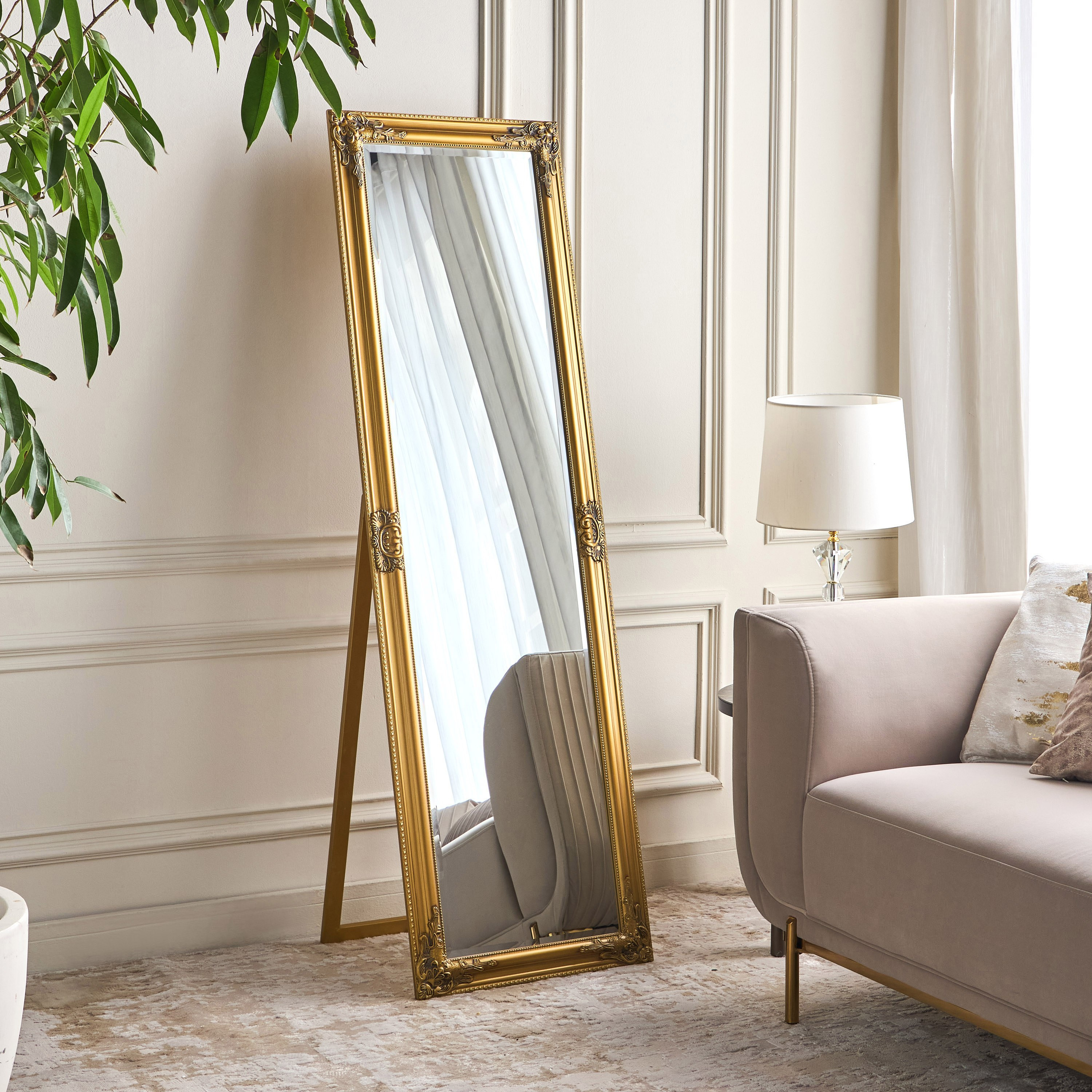 مرآة أرضية مشطوفة - شيماء - 52x172 سم-household-walldecorandmirrors-mirrors-floormirrors-image-1