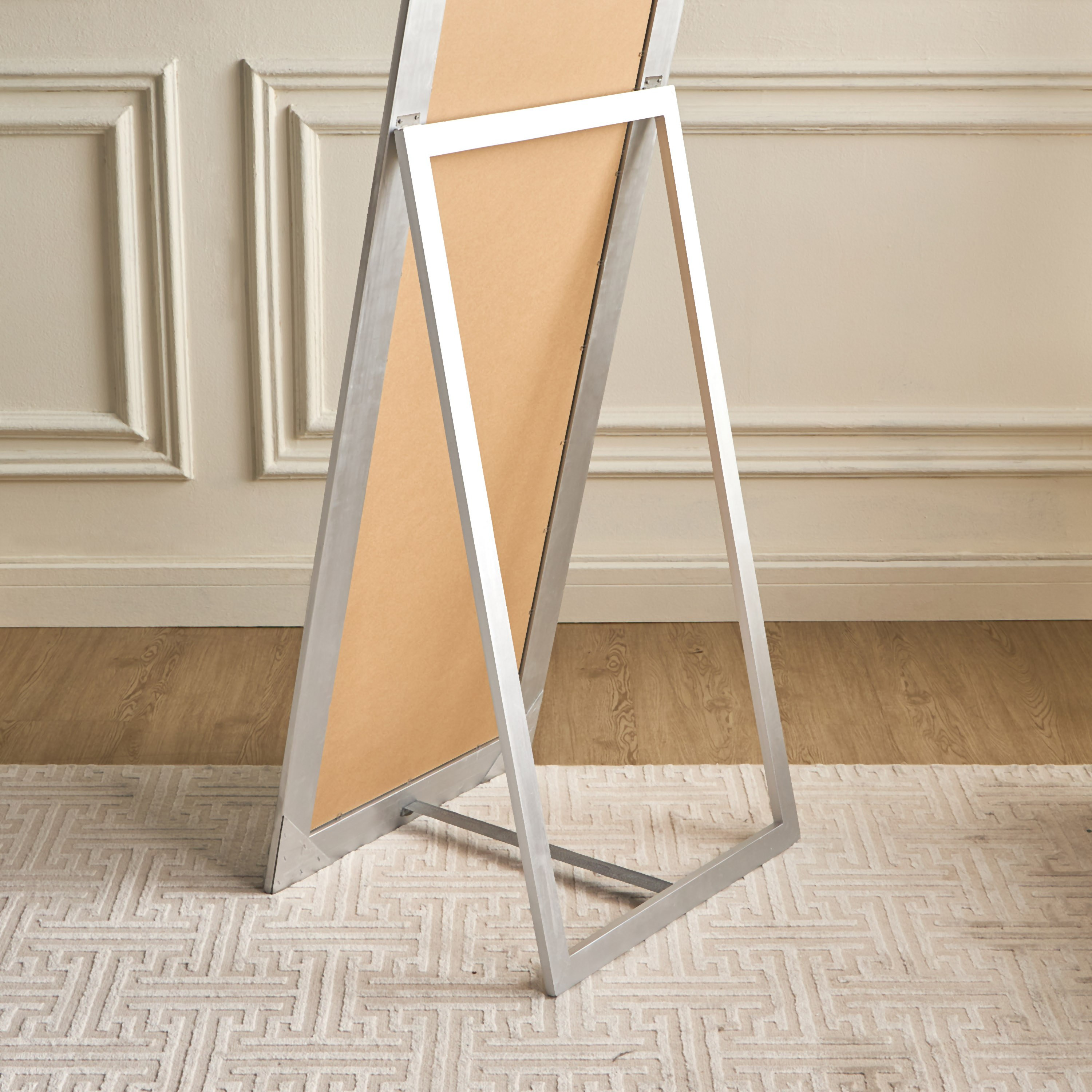Shayma Bevelled Floor Mirror - 52x172 cm-household-walldecorandmirrors-mirrors-floormirrors-image-3