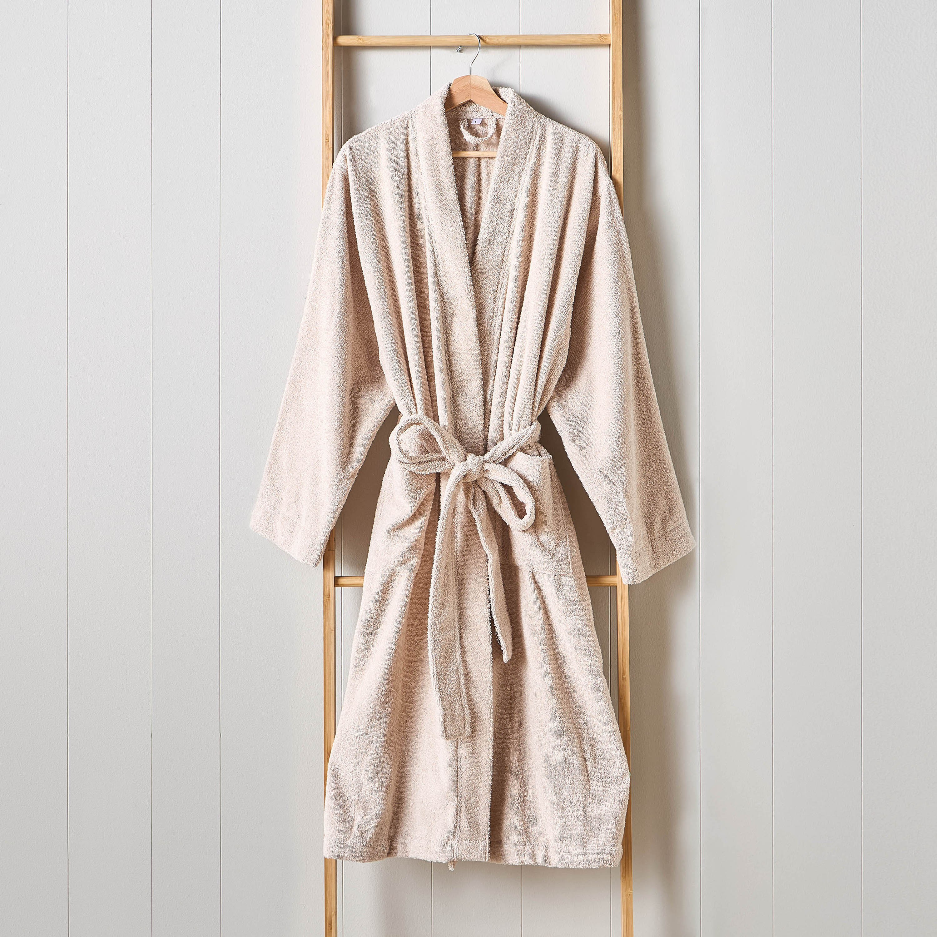روب حمام قطن 340 جرام لكل متر مربع - فلورنس - كبير-household-bathandlaundry-bathlinen-bathrobesandslippers-bathrobes-image-4