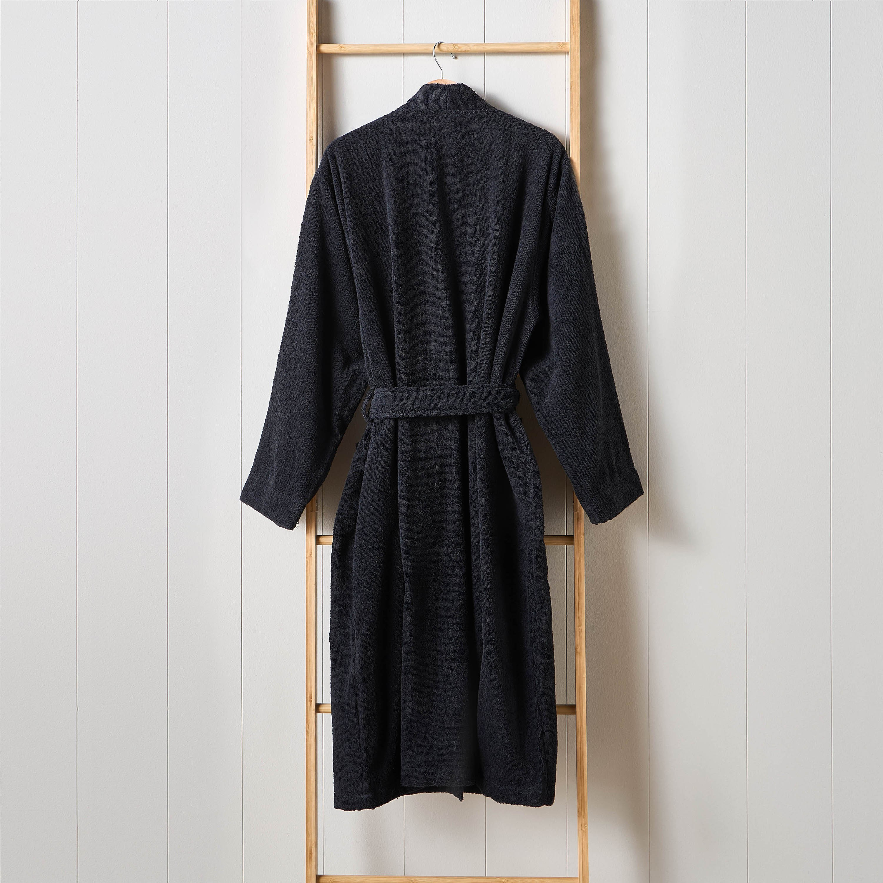 Florence 340GSM Cotton Bathrobe - Large-household-bathandlaundry-bathlinen-bathrobesandslippers-bathrobes-image-2