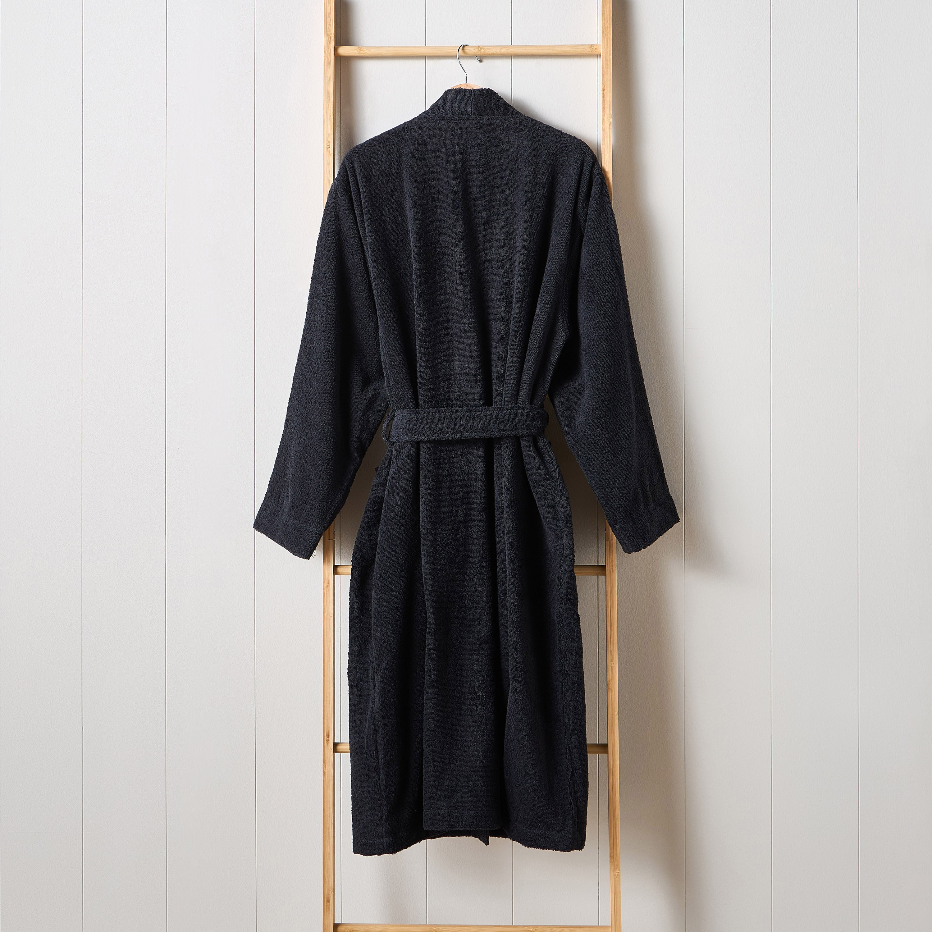 روب حمام قطن 340 جرام لكل متر مربع - فلورنس - متوسط-household-bathandlaundry-bathlinen-bathrobesandslippers-bathrobes-image-2