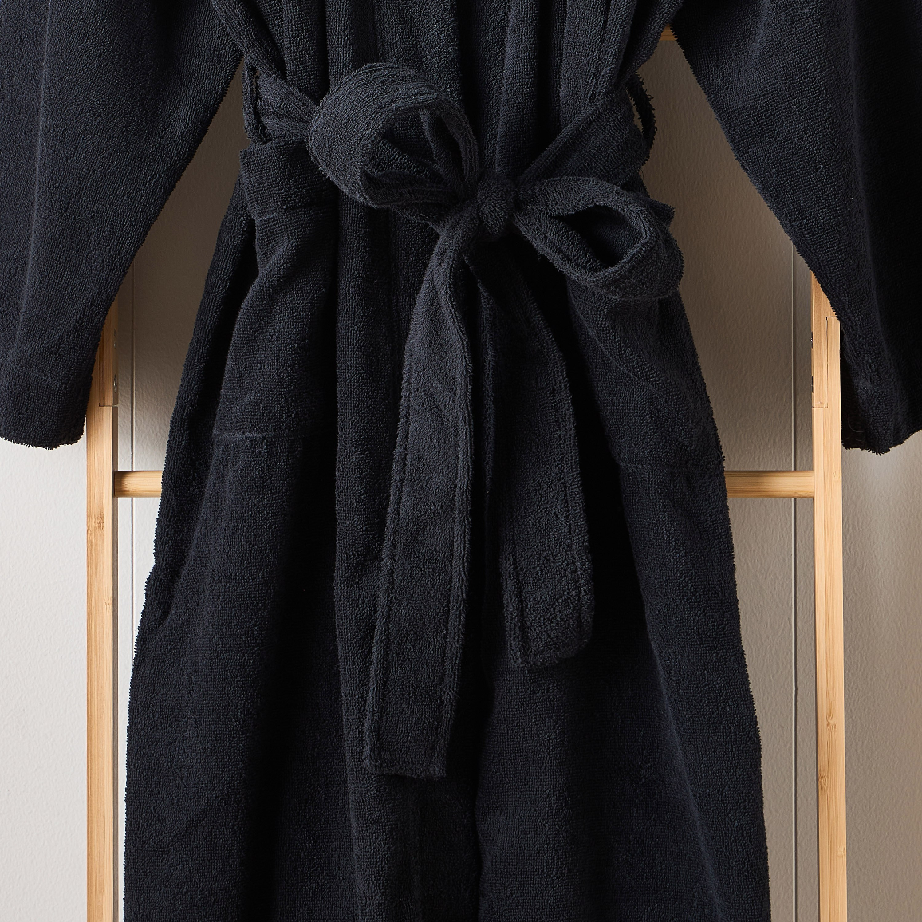روب حمام قطن 340 جرام لكل متر مربع - فلورنس - متوسط-household-bathandlaundry-bathlinen-bathrobesandslippers-bathrobes-image-3