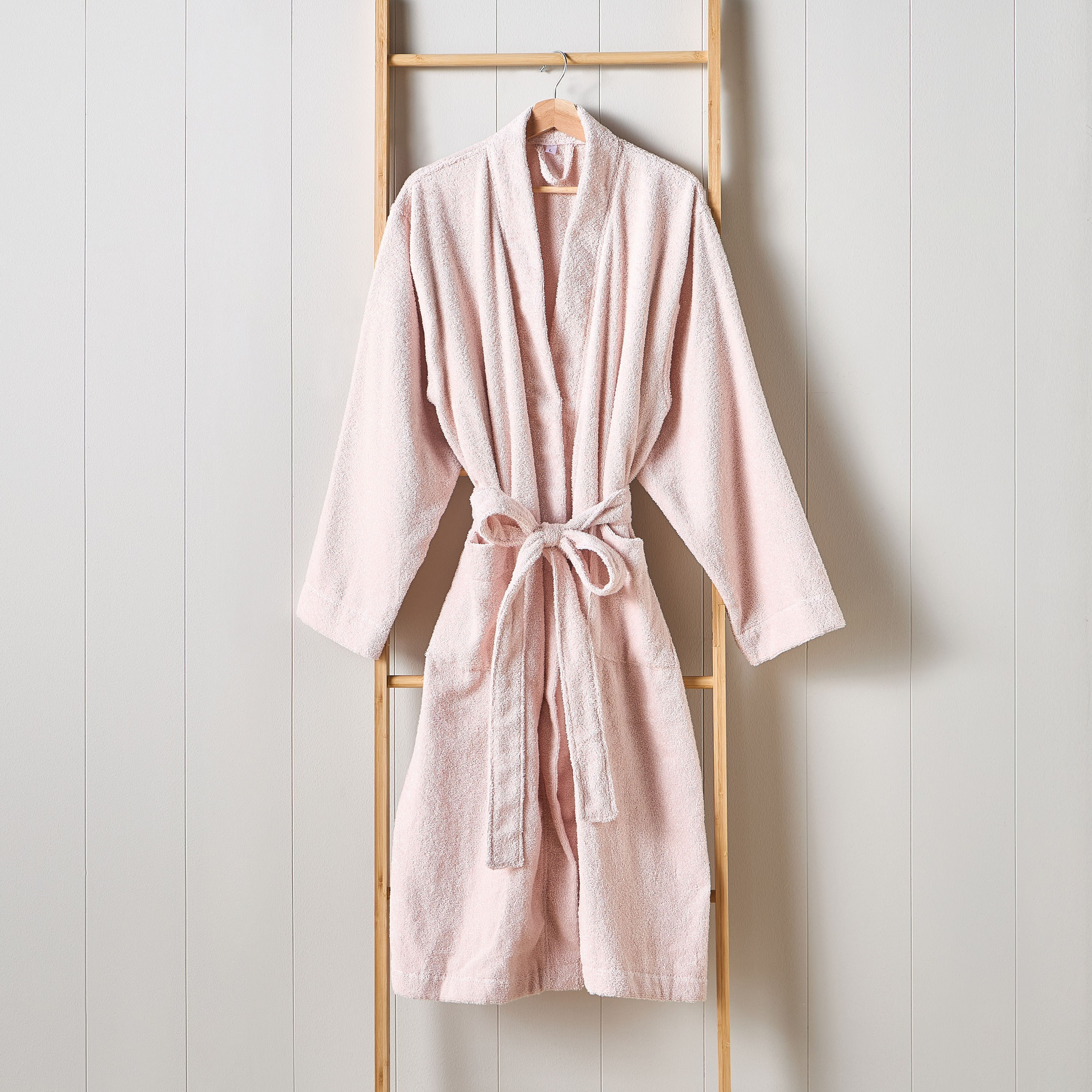 Florence 340GSM Cotton Bathrobe - Medium-household-bathandlaundry-bathlinen-bathrobesandslippers-bathrobes-image-1