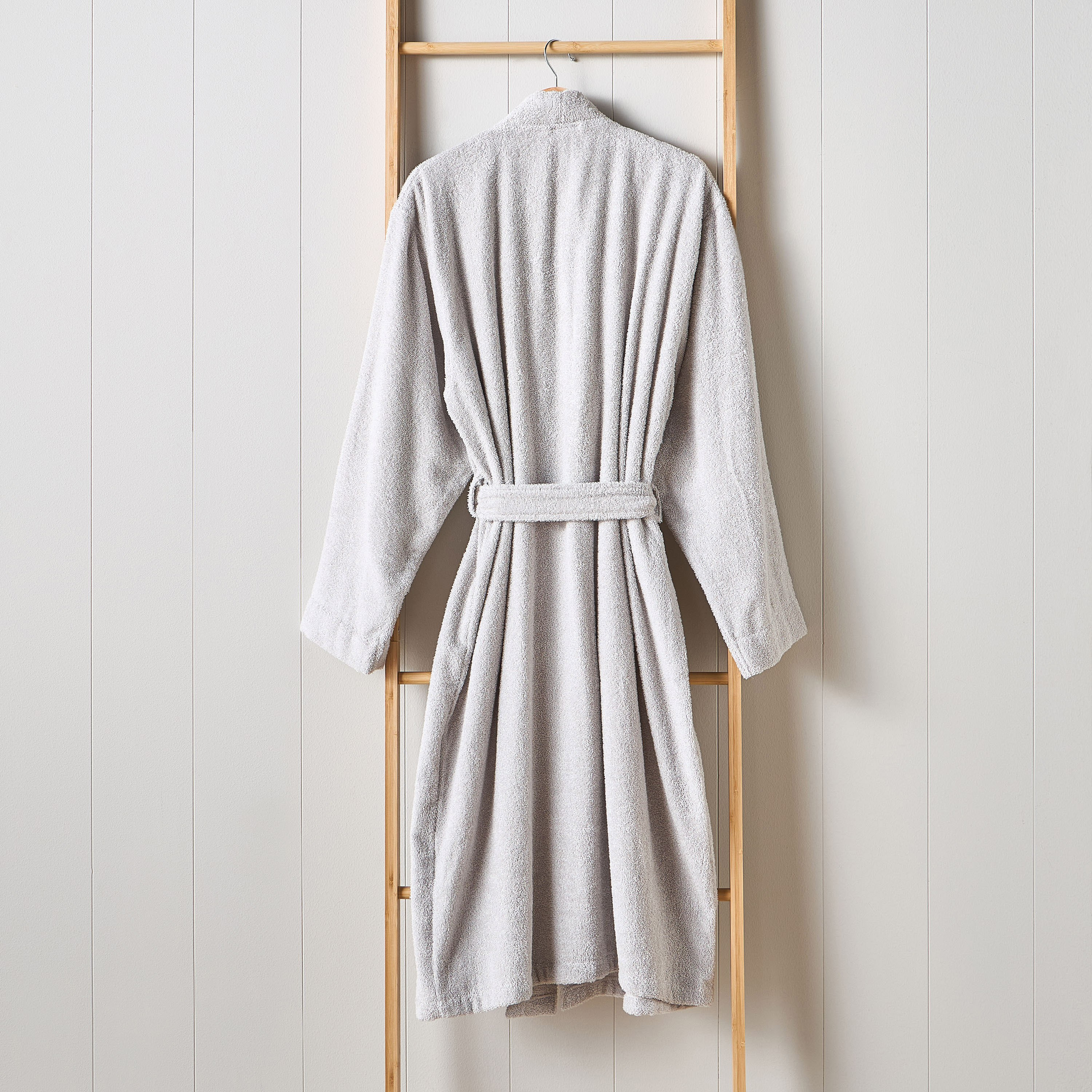 روب حمام قطن 340 جرام لكل متر مربع - فلورنس - متوسط-household-bathandlaundry-bathlinen-bathrobesandslippers-bathrobes-image-3