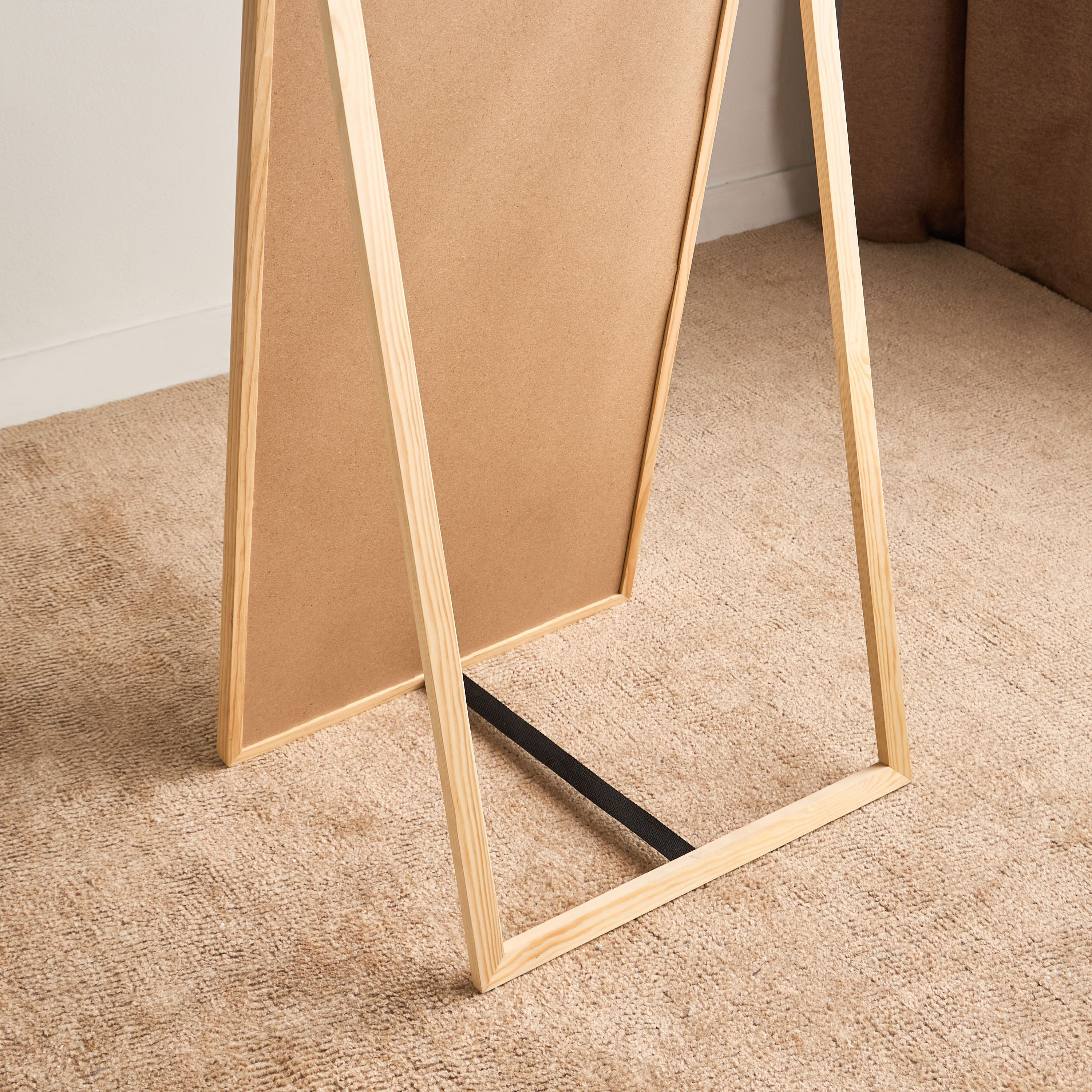 Omri Pine Wood Arch Floor Mirror - 180x50 cm-household-walldecorandmirrors-mirrors-floormirrors-image-3