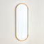 Omri Pine Wood Capsule Wall Mirror - 50x150 cm-household-walldecorandmirrors-mirrors-wallmirrors-image-2