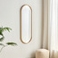 Omri Pine Wood Capsule Wall Mirror - 50x150 cm-household-walldecorandmirrors-mirrors-wallmirrors-image-4