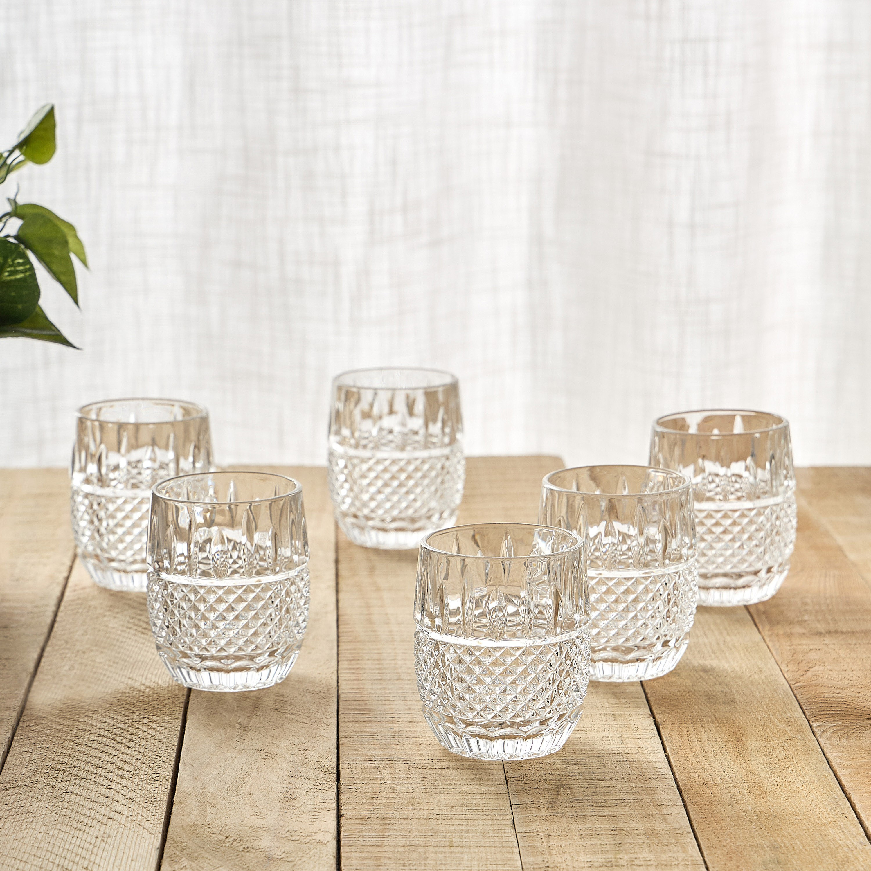 Zania 6-Piece DOF Glass Set - 270 ml-household-dining-glassware-drinkingglasses-image-1