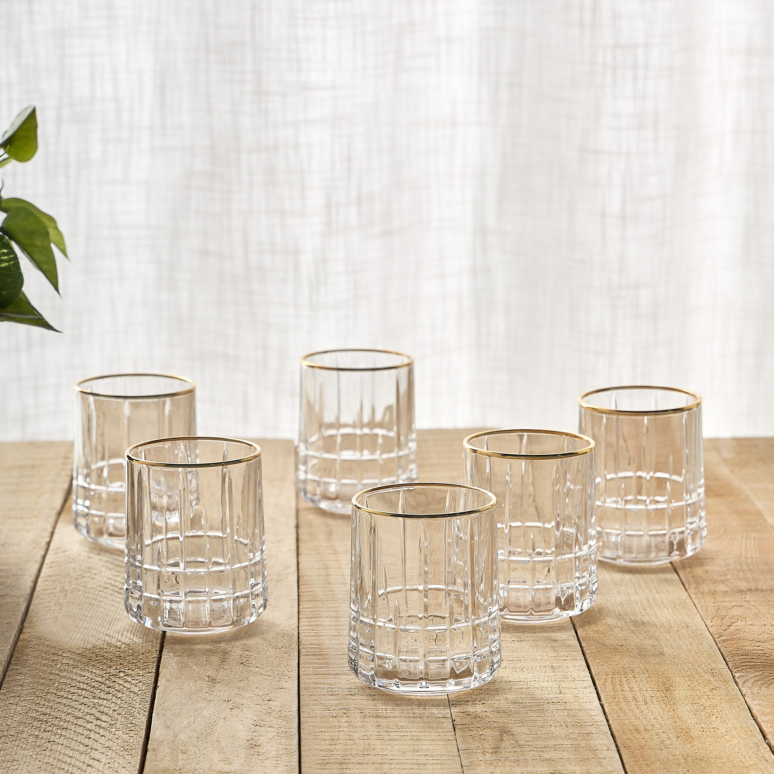 Taha 6-Piece Glass Set - 280 ml-household-dining-glassware-drinkingglasses-image-1