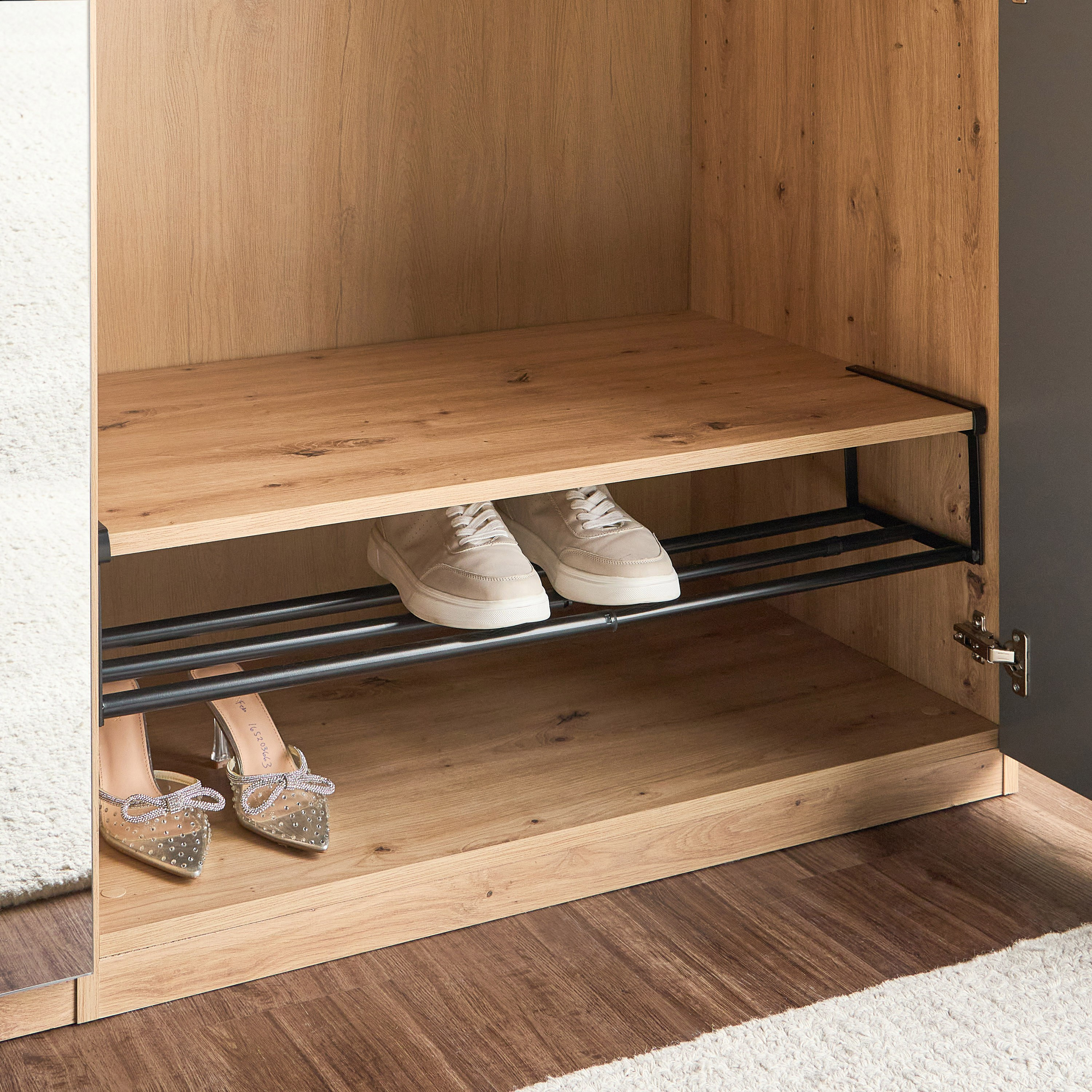 Walter Extendable Hanging Shoe Rack - 90x21x15.7 cm-household-storage-storagesolutions-shoeracksandstorage-image-1